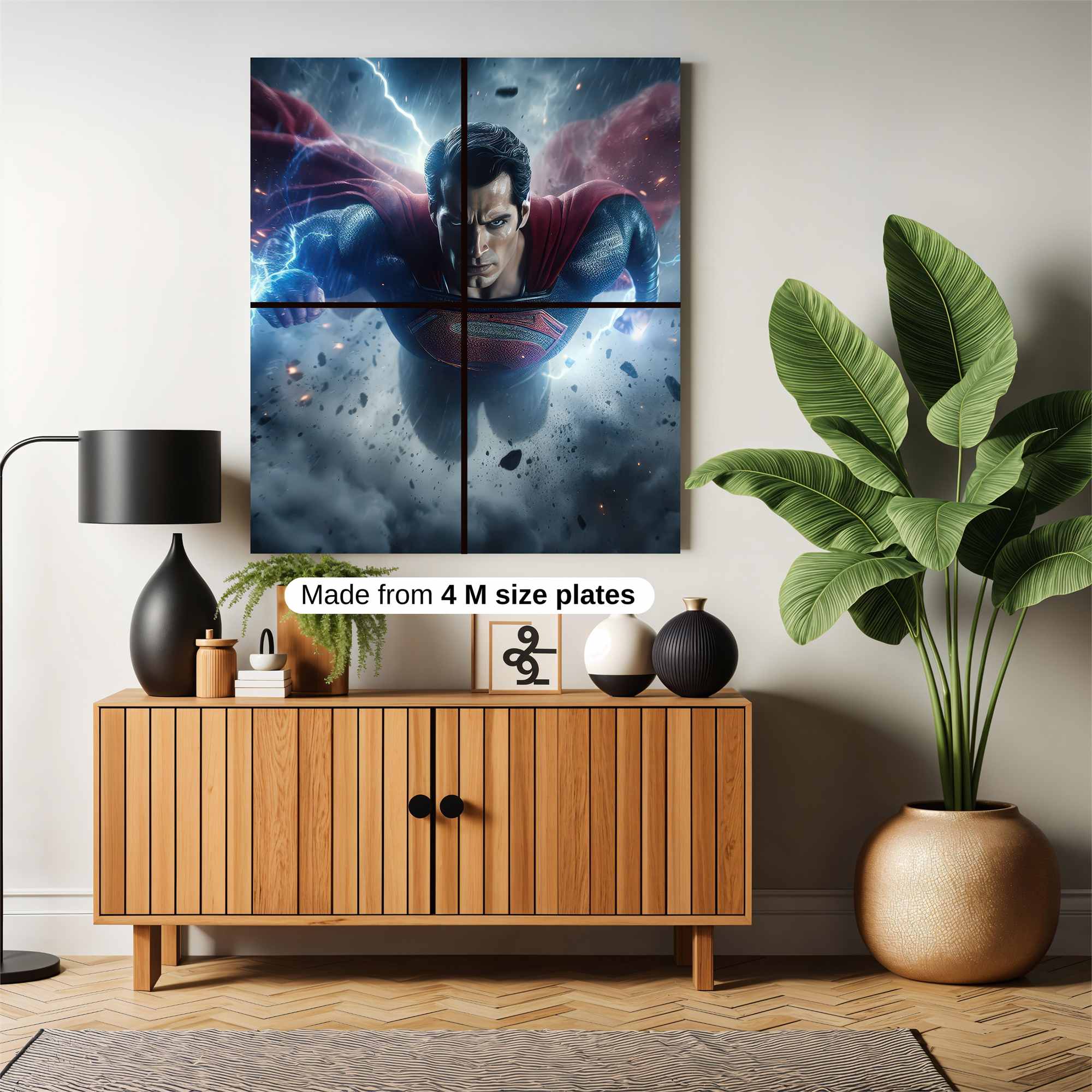 Superman Resolute Safe Wall Magnetic / M