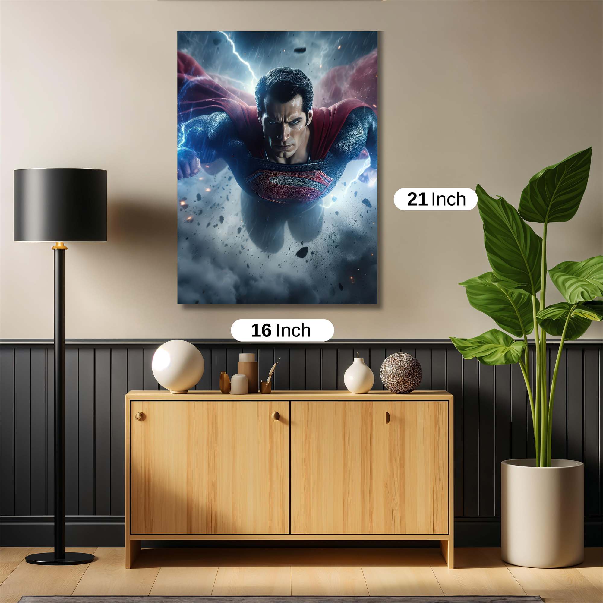 Superman Resolute Safe Wall Magnetic / M
