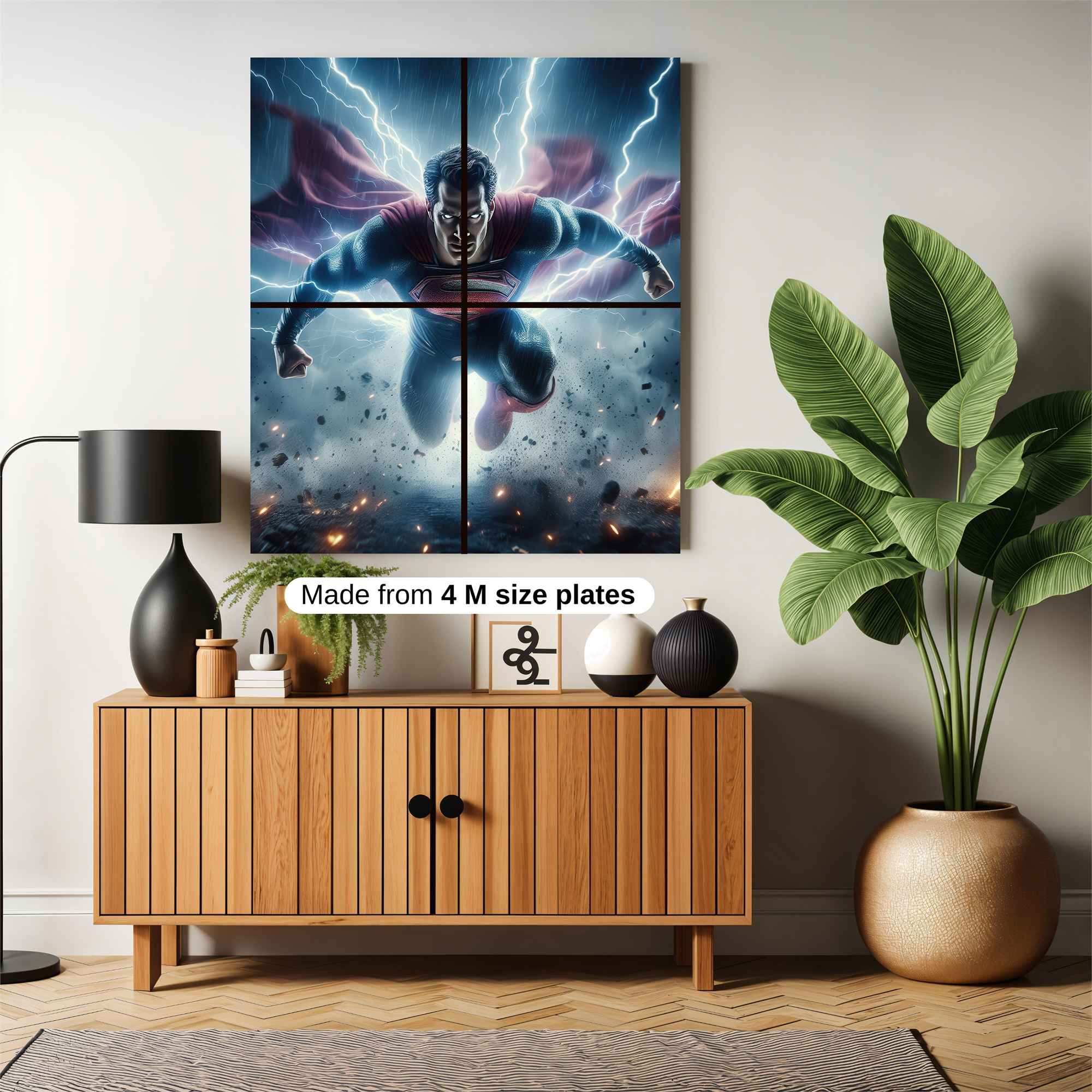 Superman Tempest Safe Wall Magnetic / M