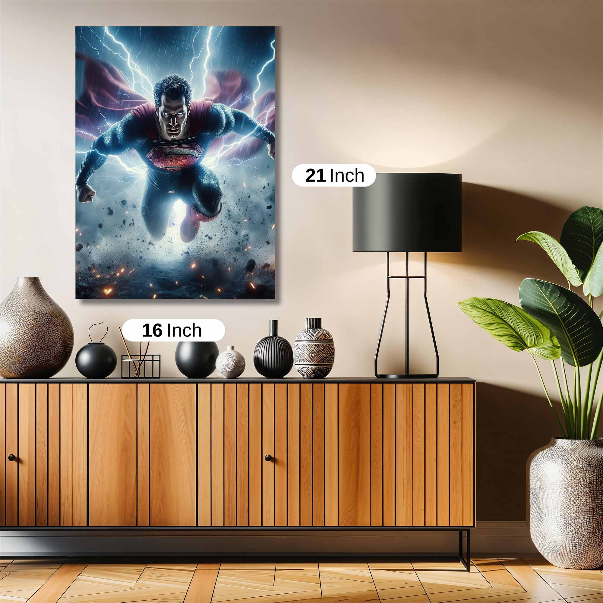 Superman Tempest Safe Wall Magnetic / M