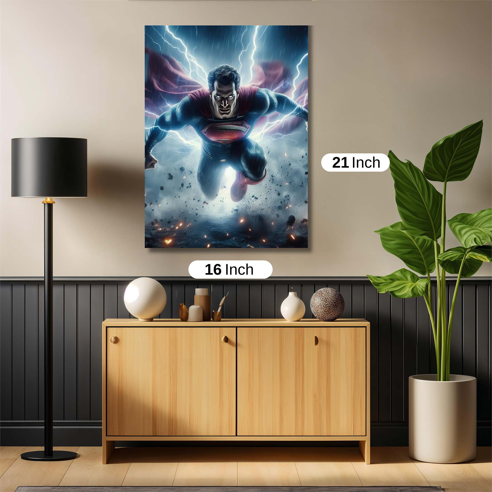 Superman Tempest Safe Wall Magnetic / M