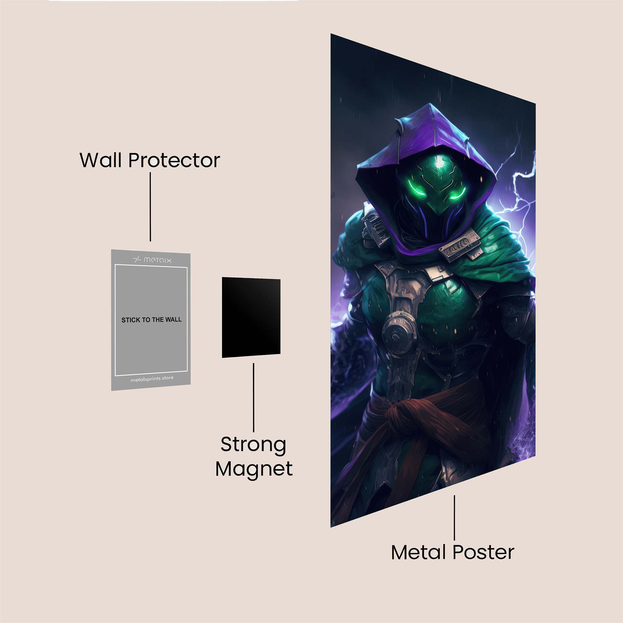 Mystic Guardian Safe Wall Magnetic / M