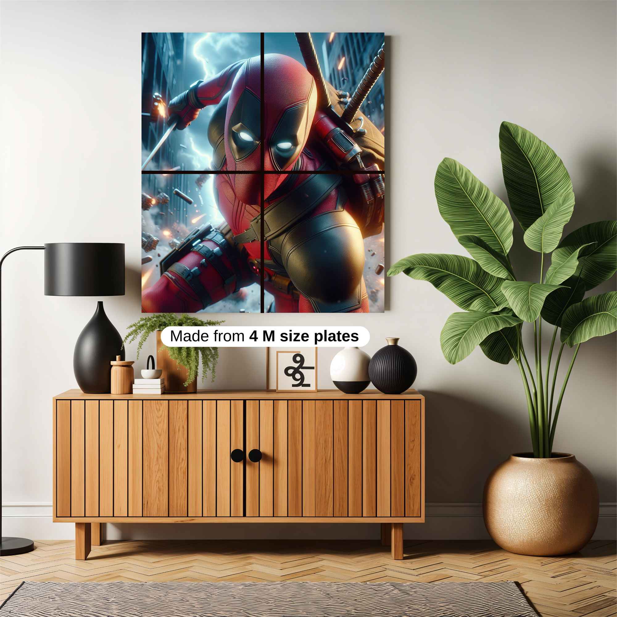 Deadpool Dynamic Safe Wall Magnetic / M