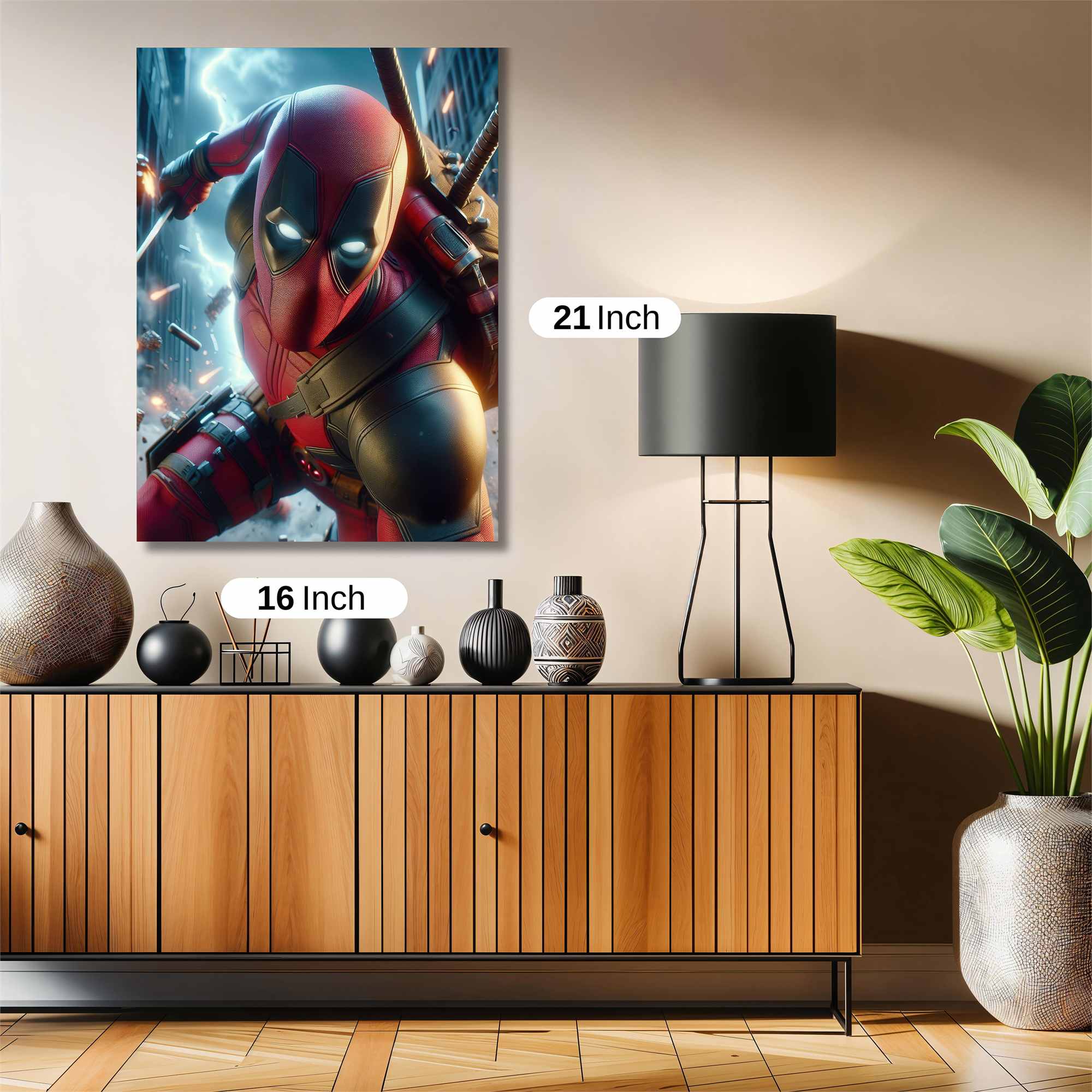 Deadpool Dynamic Safe Wall Magnetic / M