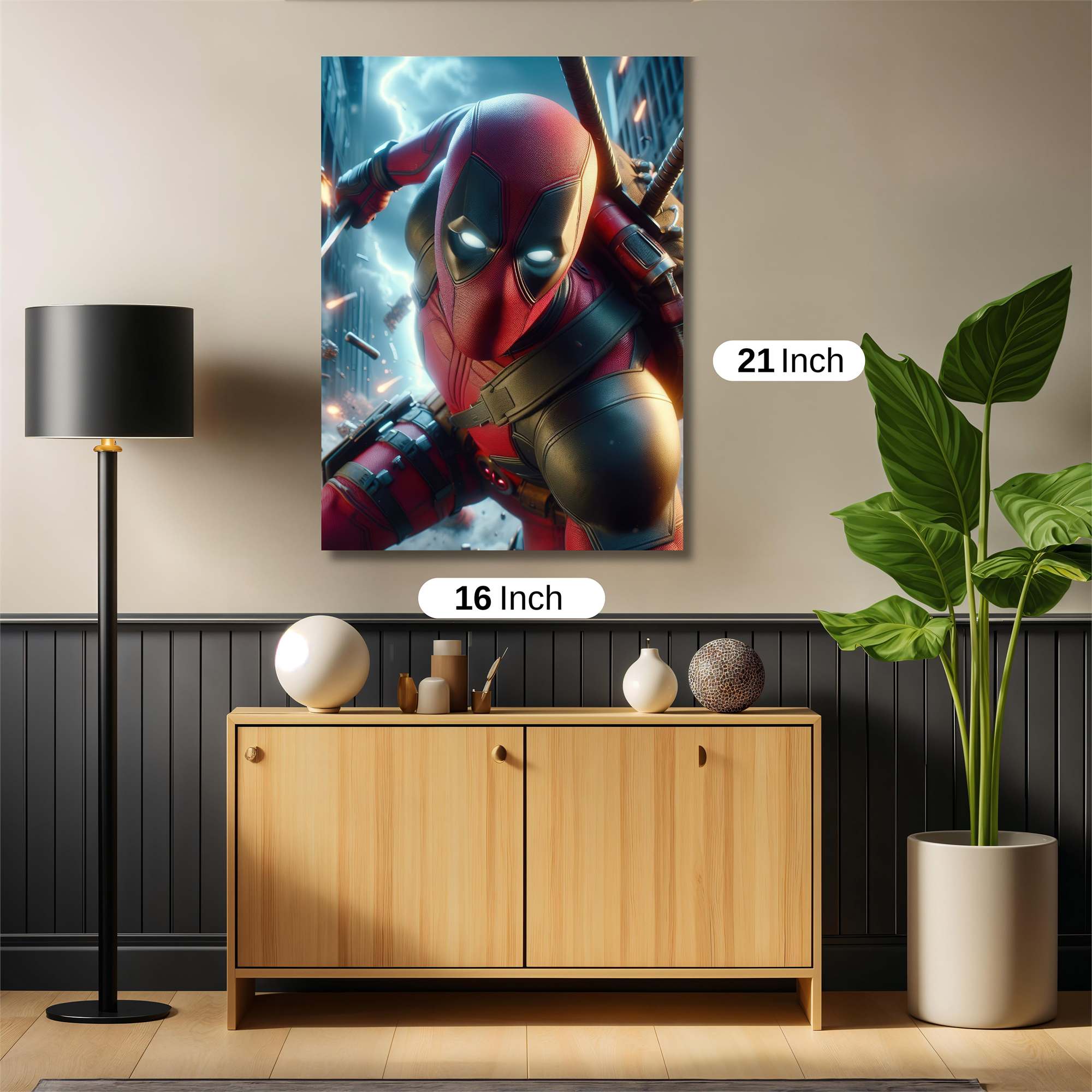 Deadpool Dynamic Safe Wall Magnetic / M