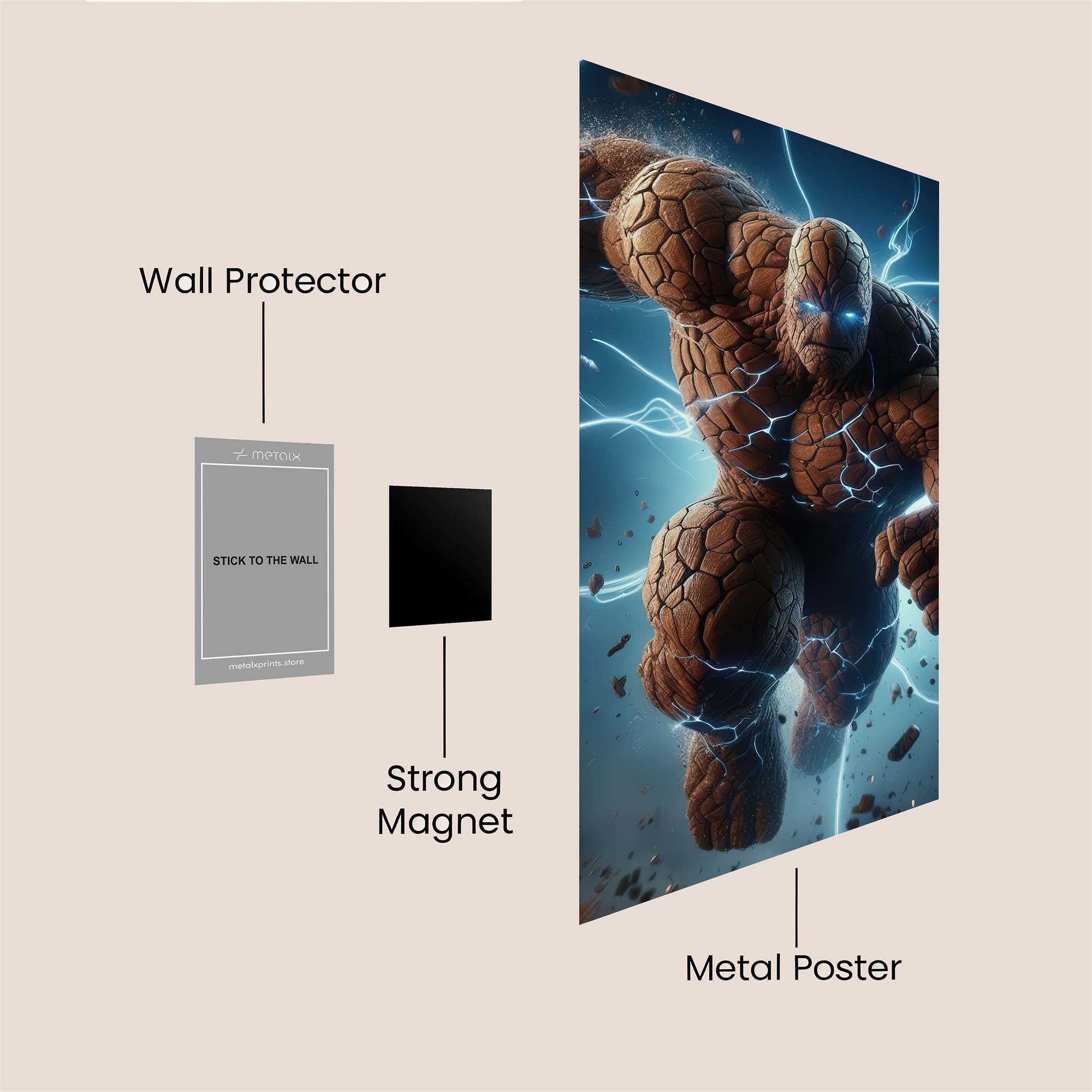 Thing Thunderous Safe Wall Magnetic / M