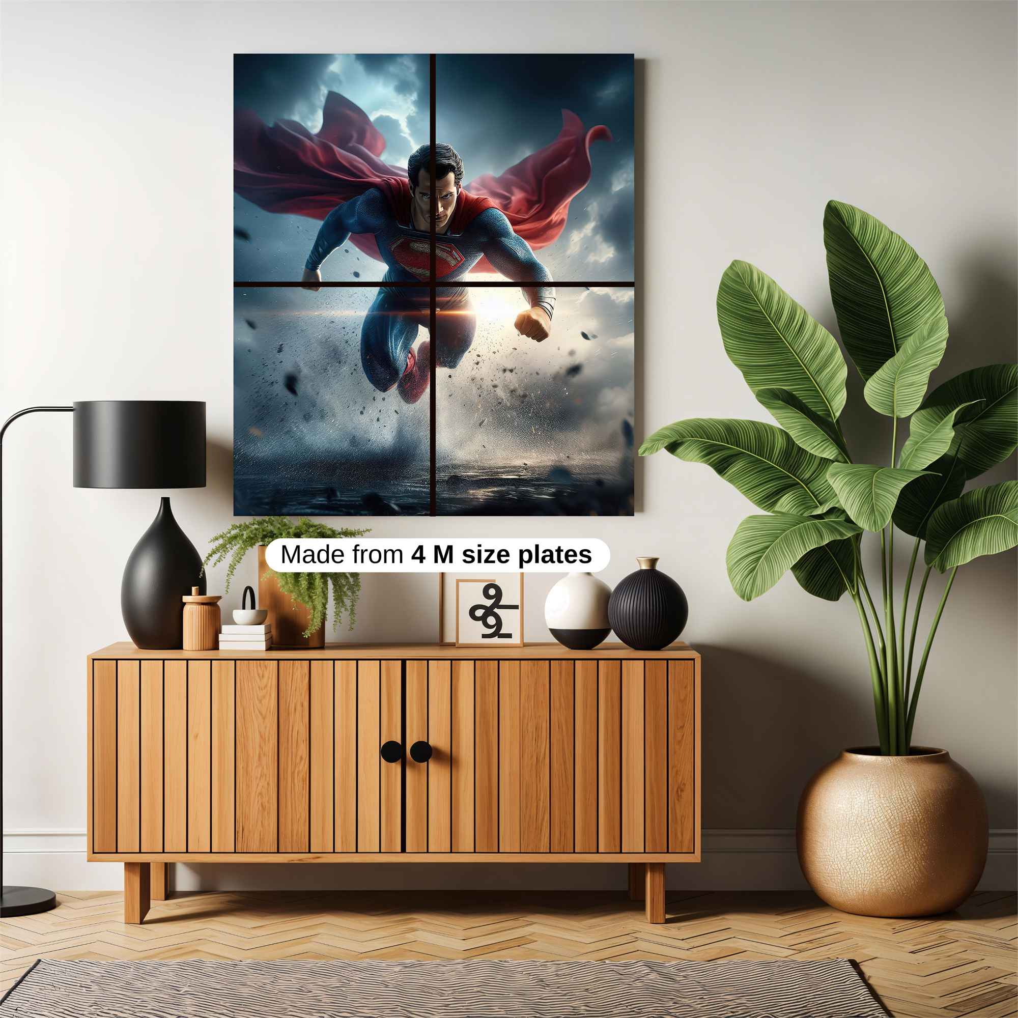 Superman Ascends Safe Wall Magnetic / M
