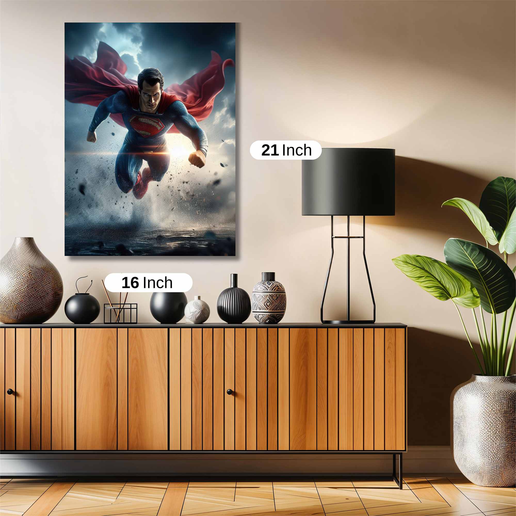 Superman Ascends Safe Wall Magnetic / M