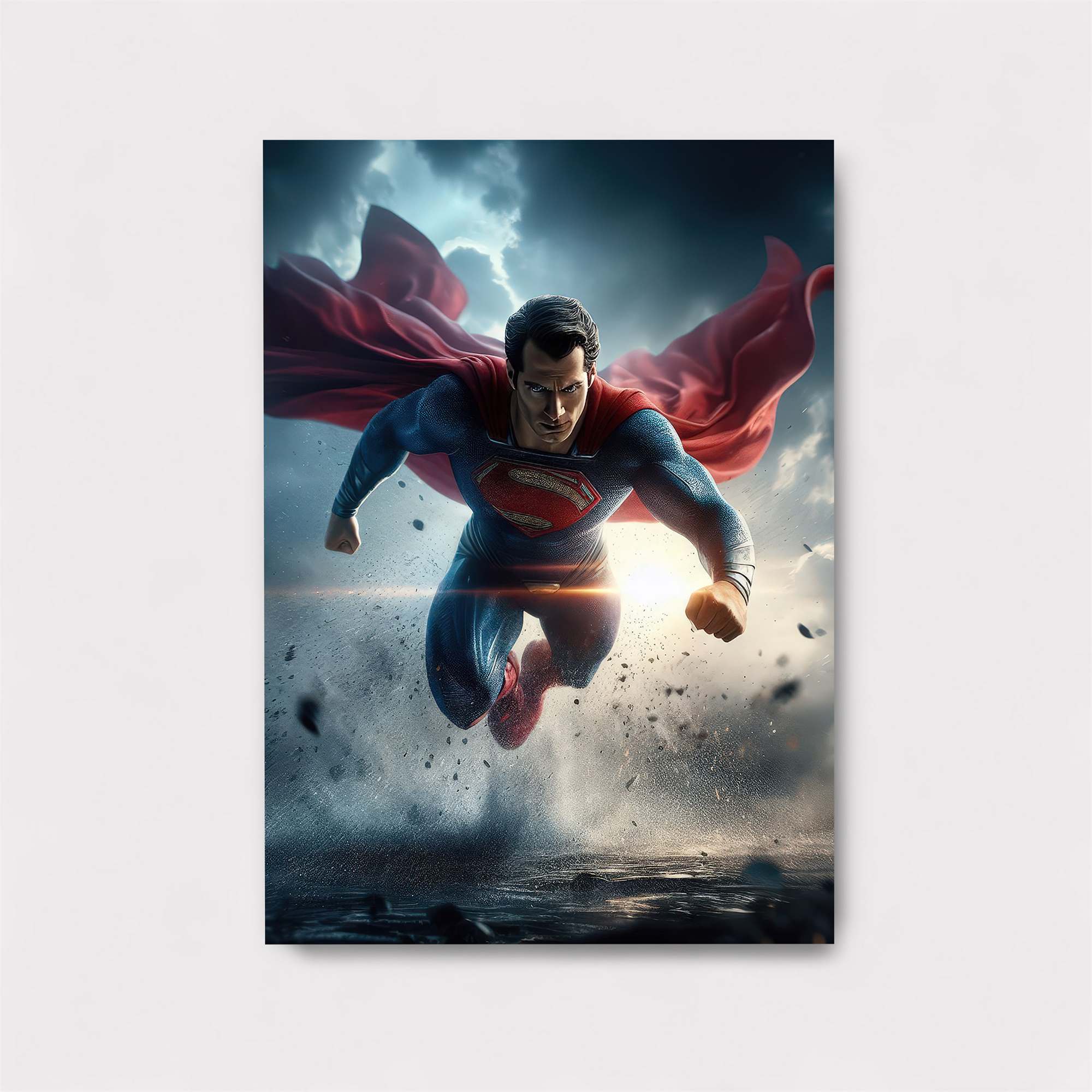 Superman Ascends Safe Wall Magnetic / M