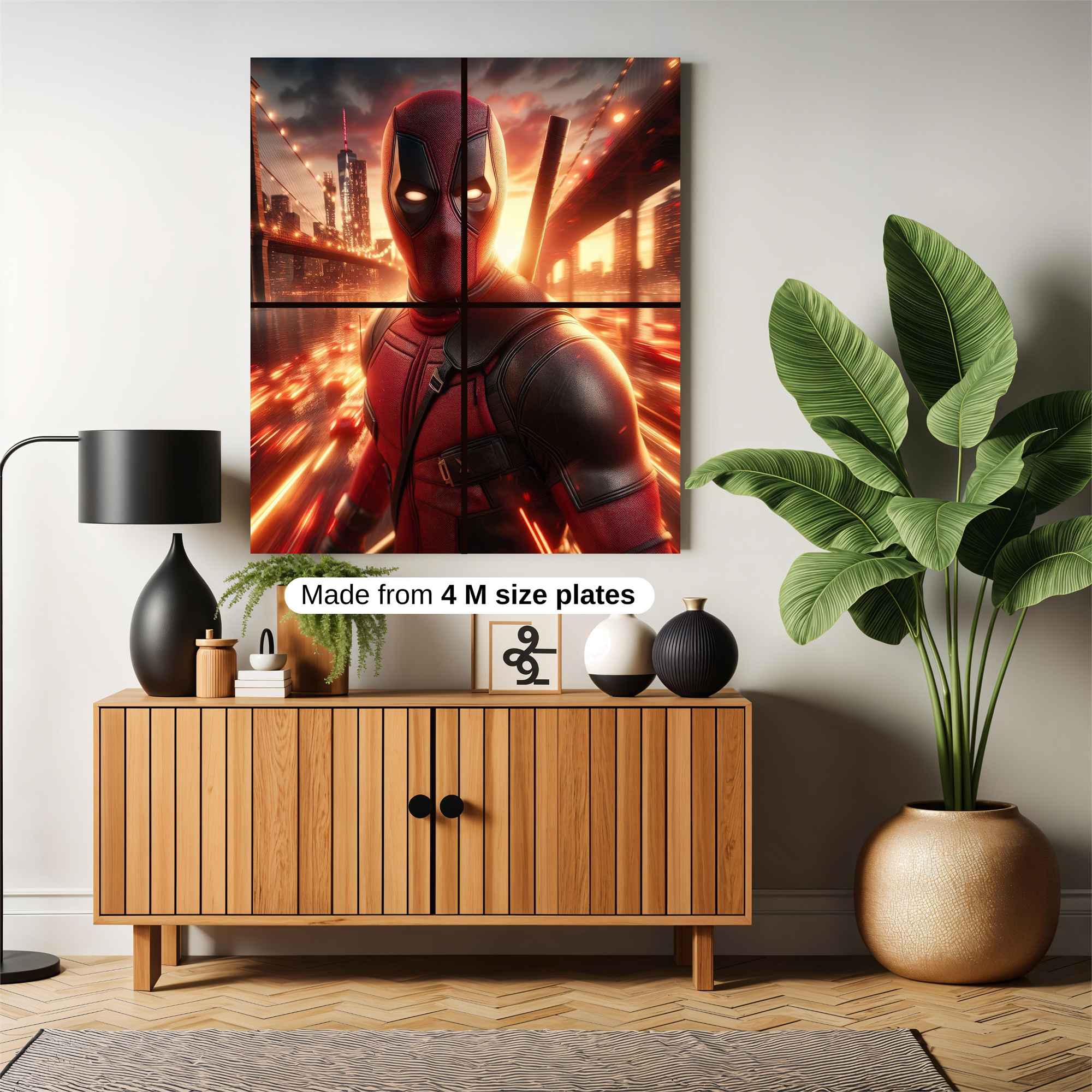 Deadpool Dusk Safe Wall Magnetic / M