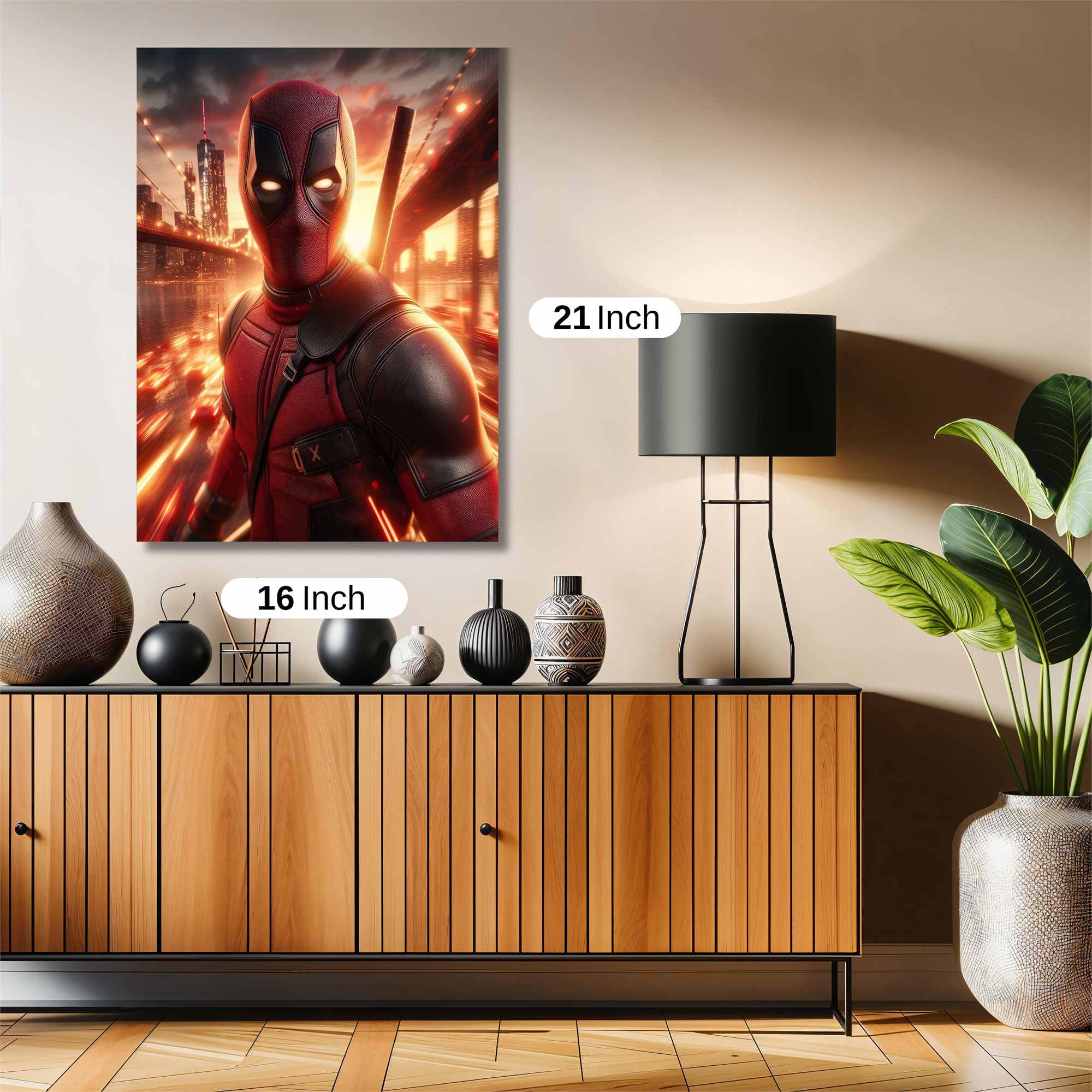 Deadpool Dusk Safe Wall Magnetic / M