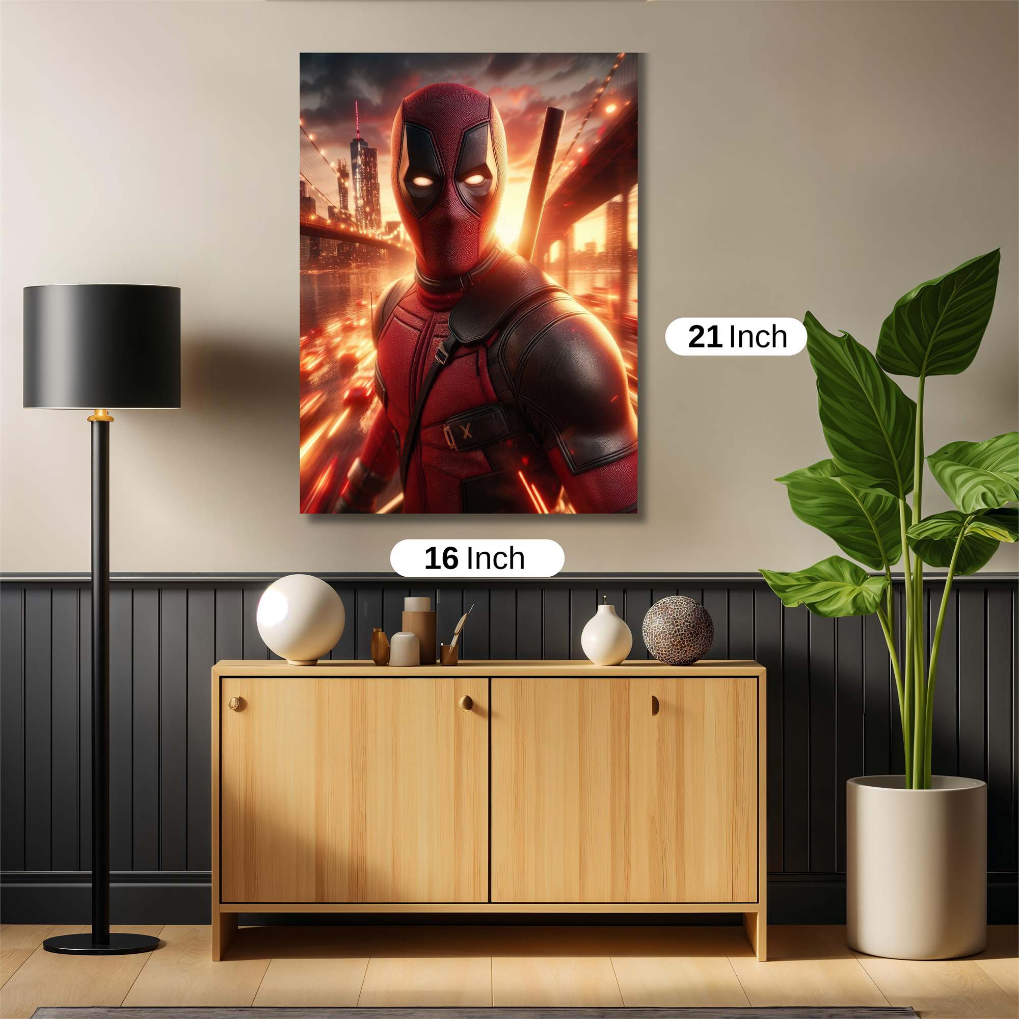 Deadpool Dusk Safe Wall Magnetic / M