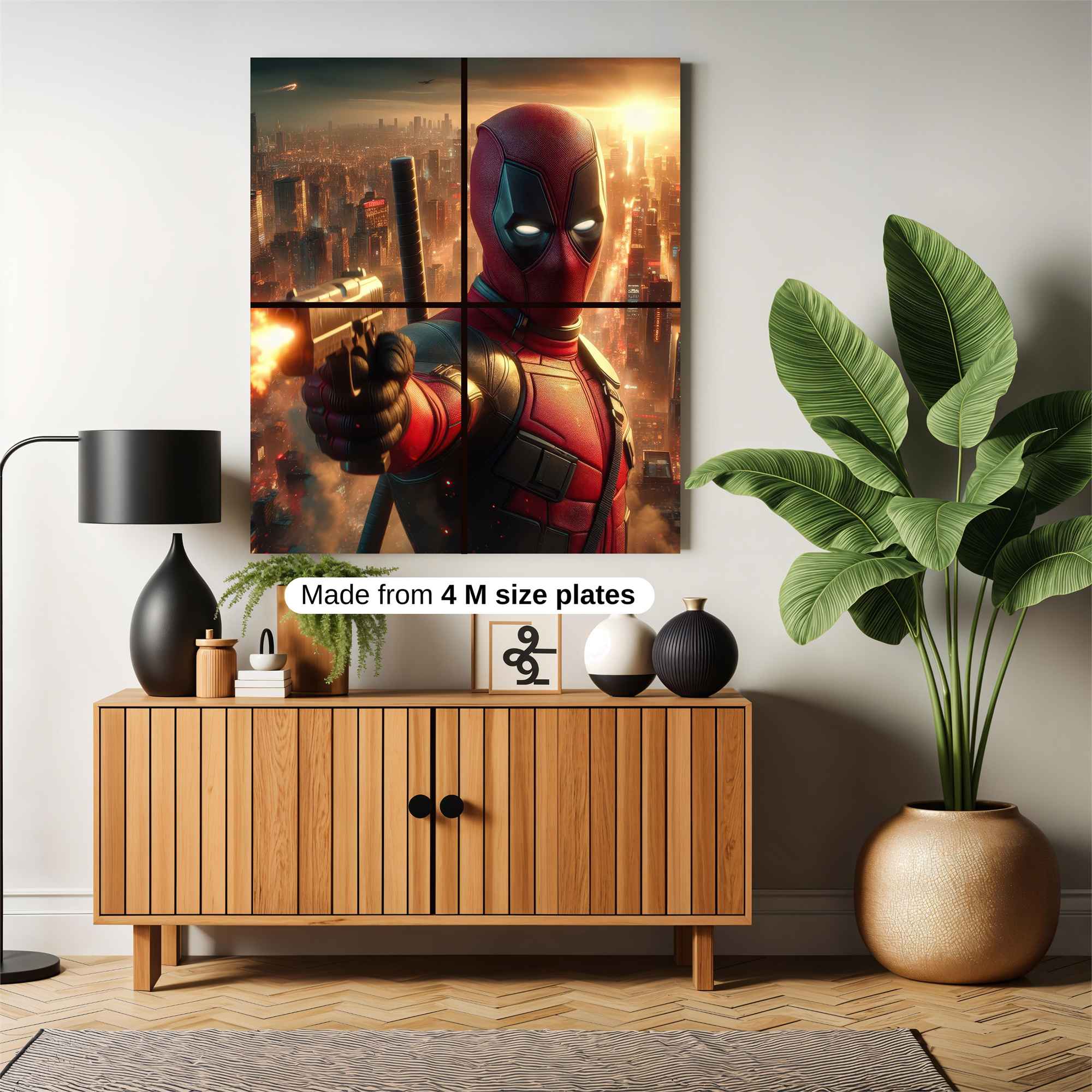 Deadpool Dusk Safe Wall Magnetic / M