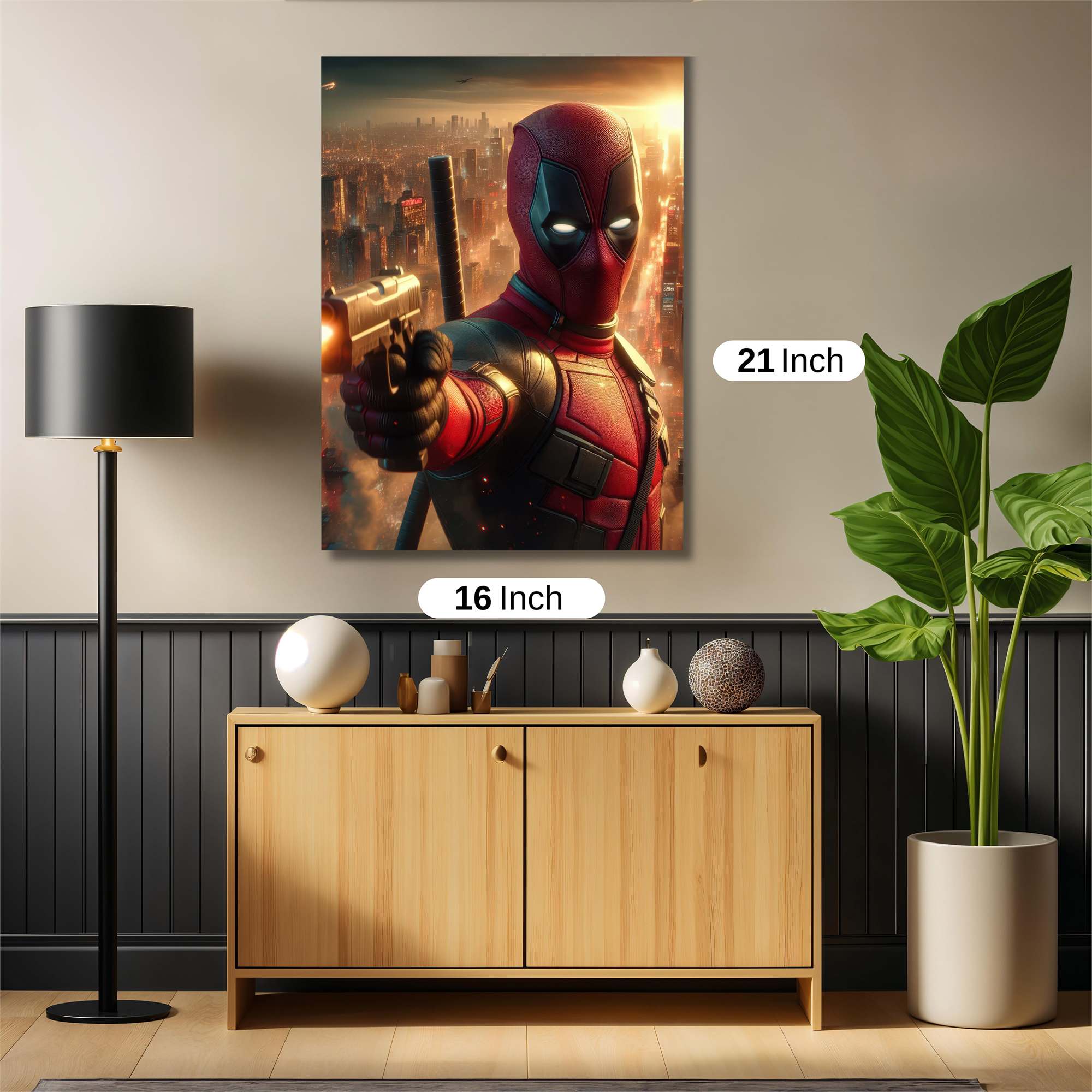 Deadpool Dusk Safe Wall Magnetic / M