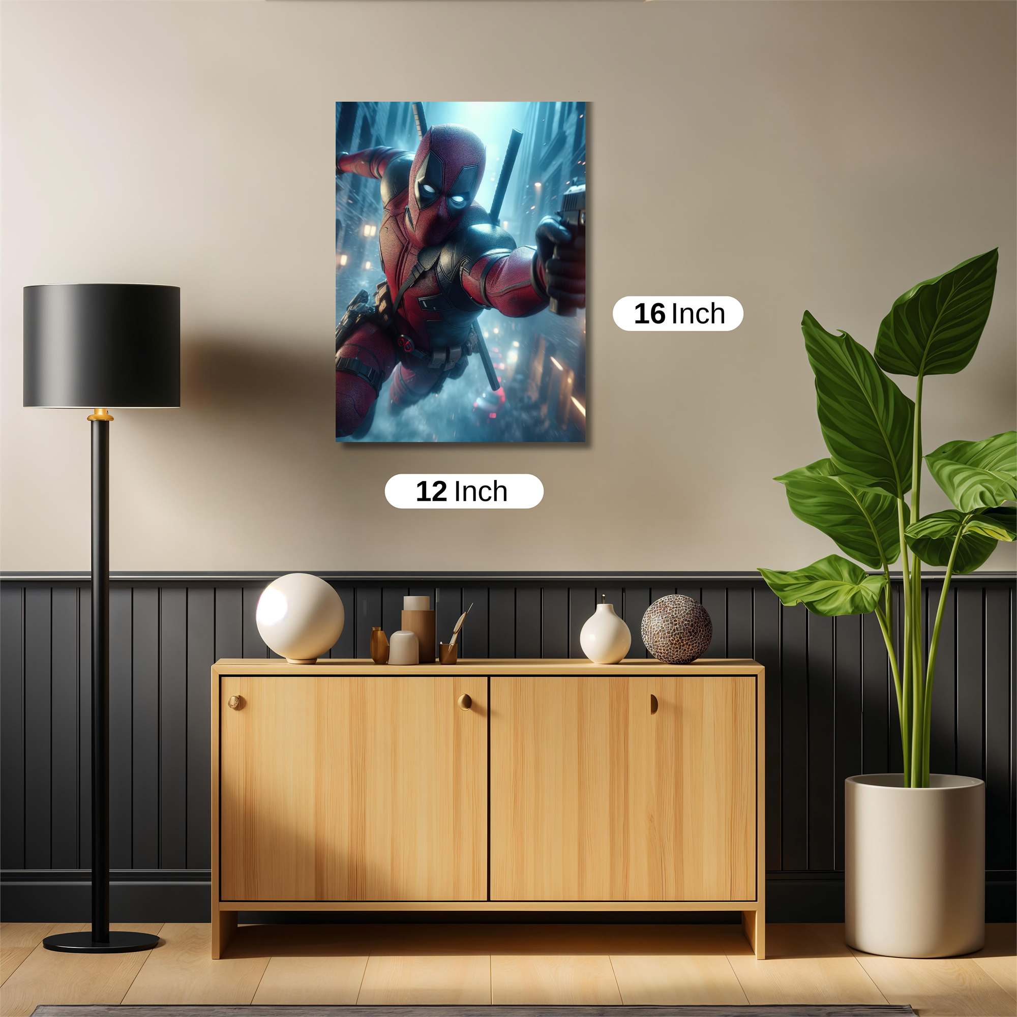 Deadpool Dynamic Safe Wall Magnetic / M