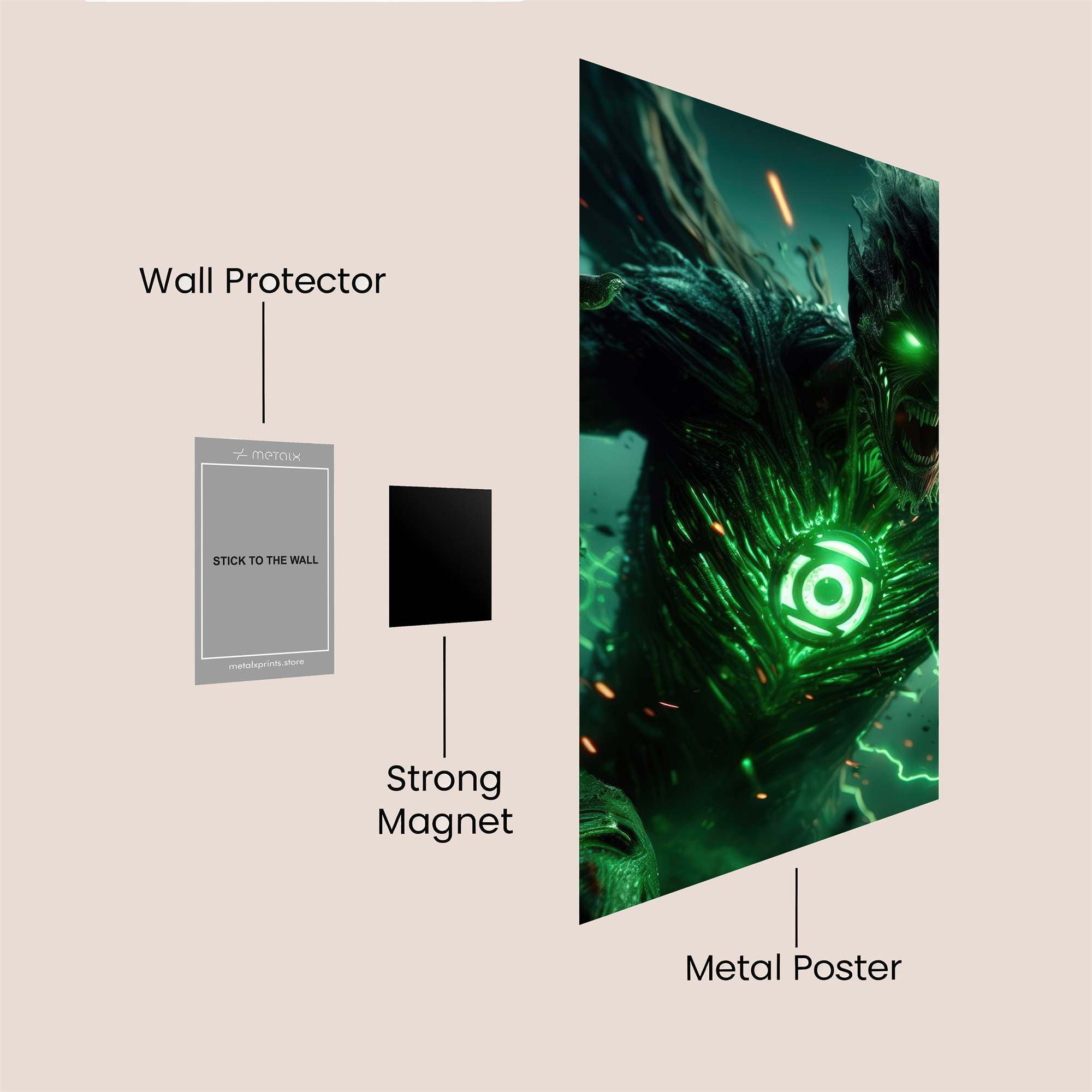 Swamp Terror Safe Wall Magnetic / M