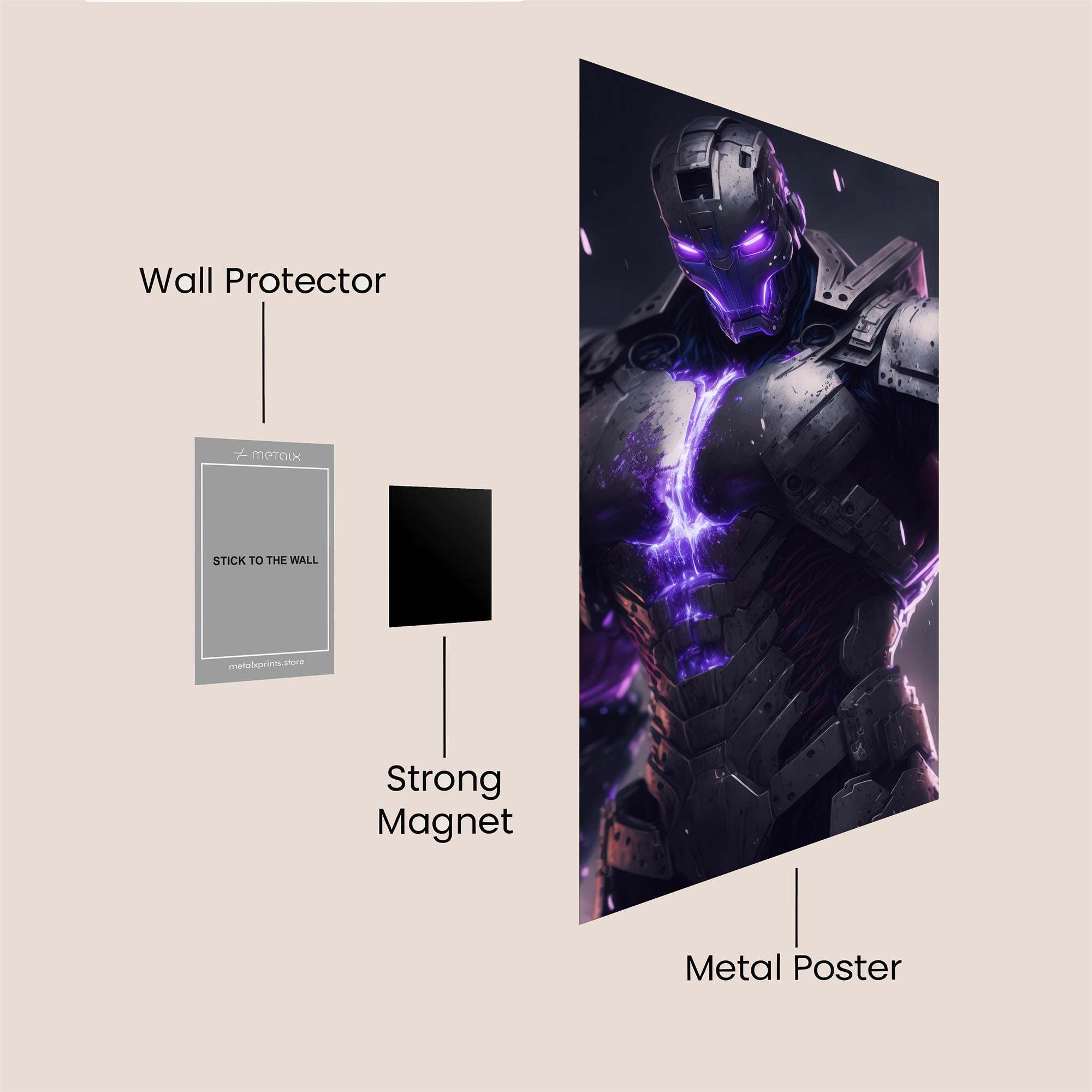 IronMight Safe Wall Magnetic / M