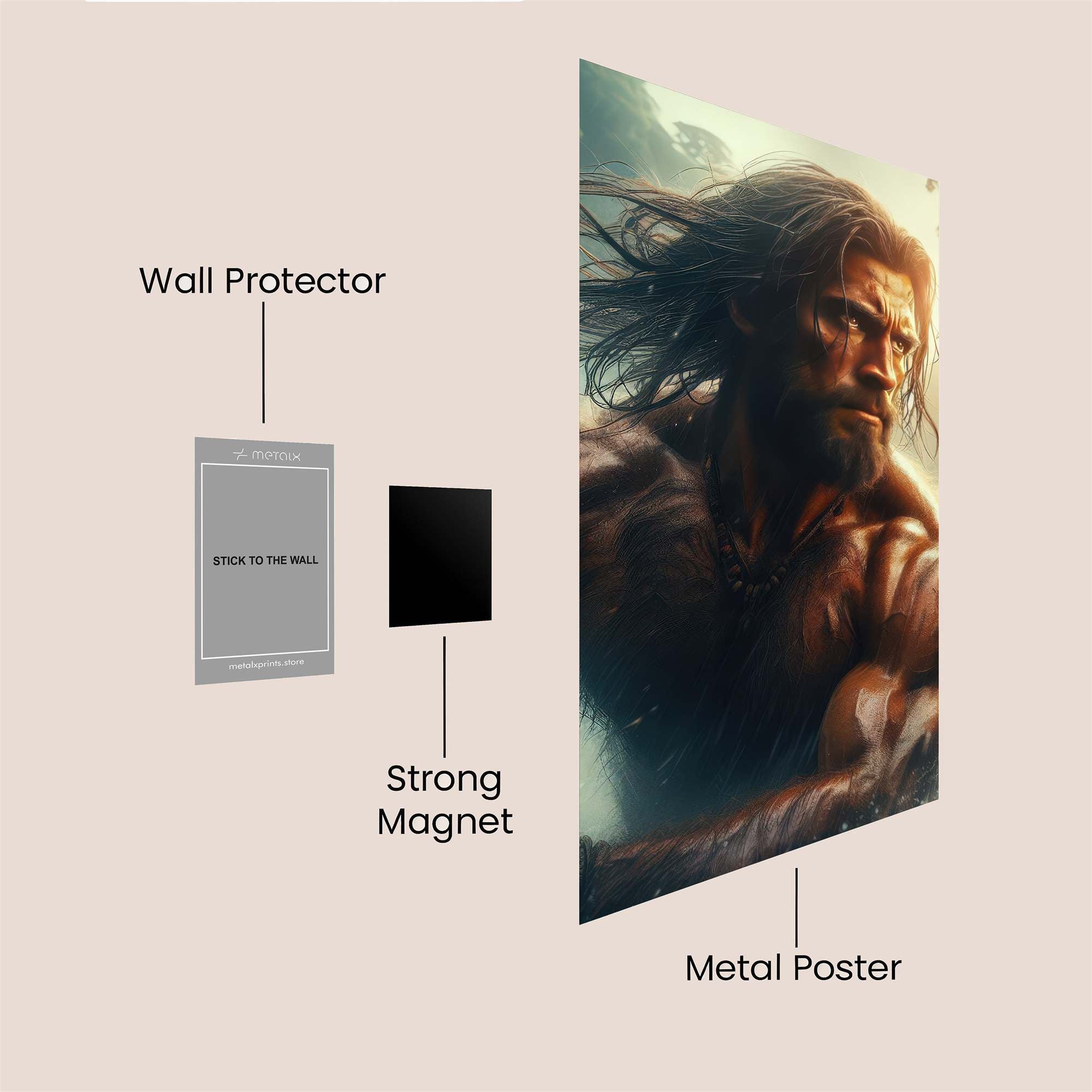 Tarzan Regal Safe Wall Magnetic / M