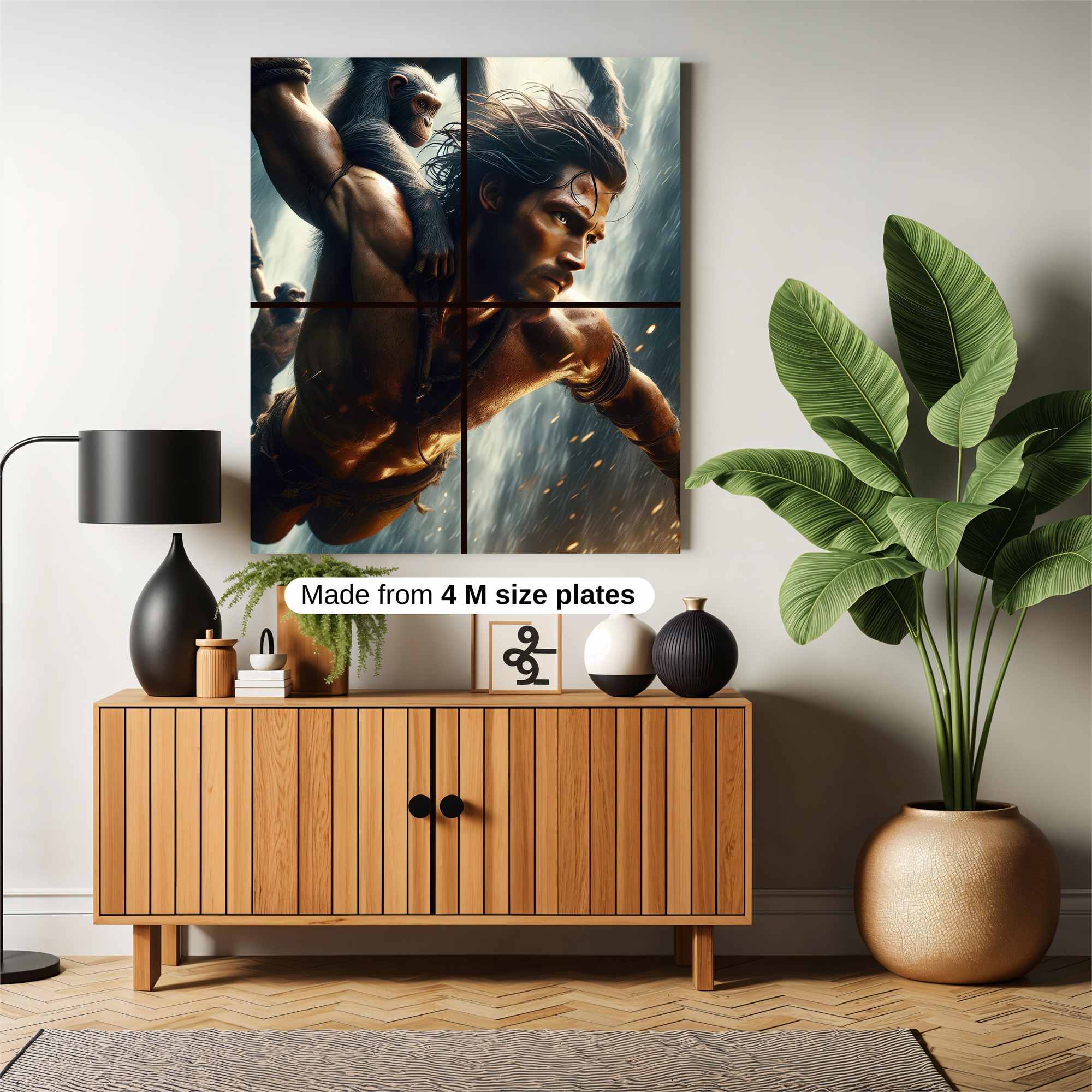Tarzan Triumphant Safe Wall Magnetic / M
