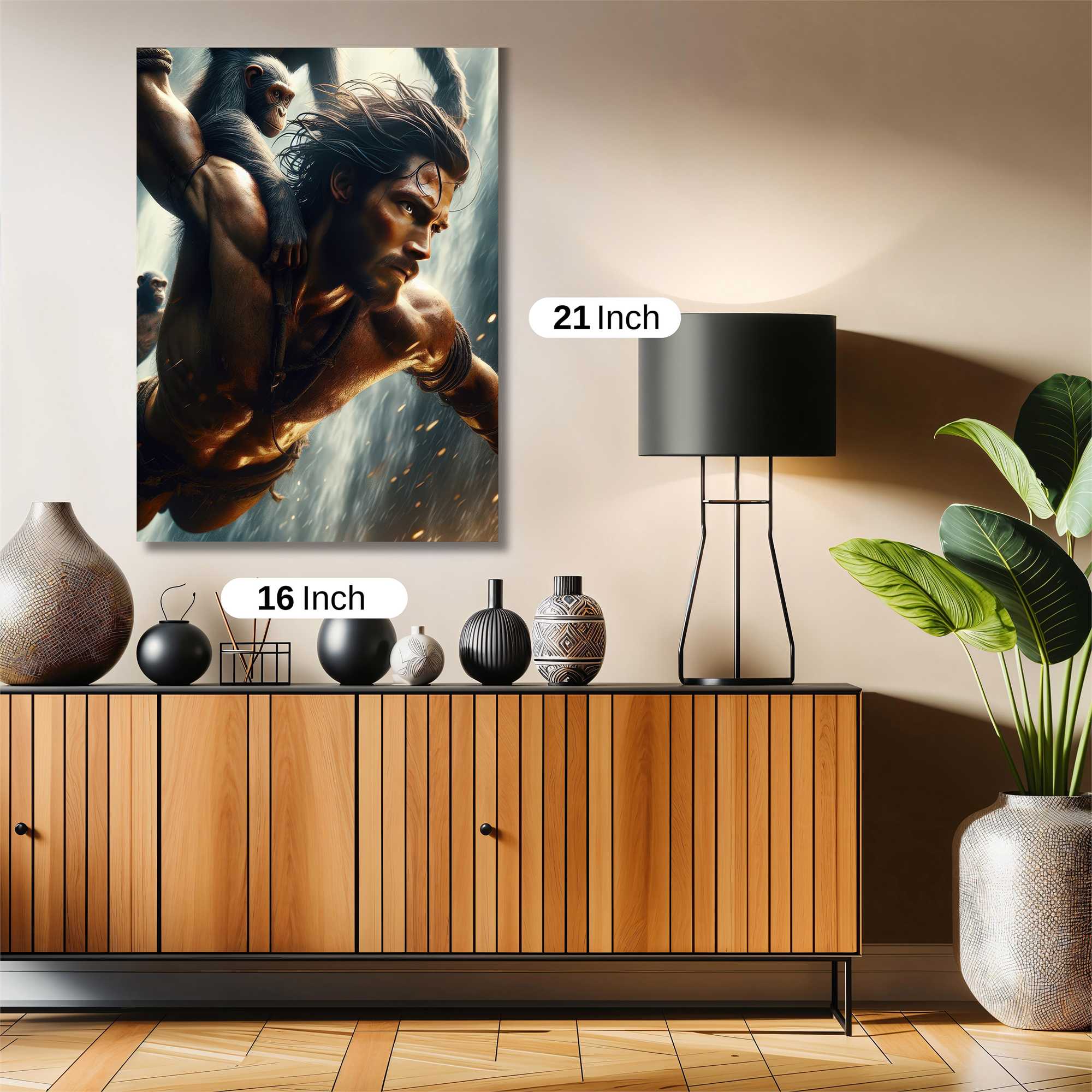 Tarzan Triumphant Safe Wall Magnetic / M