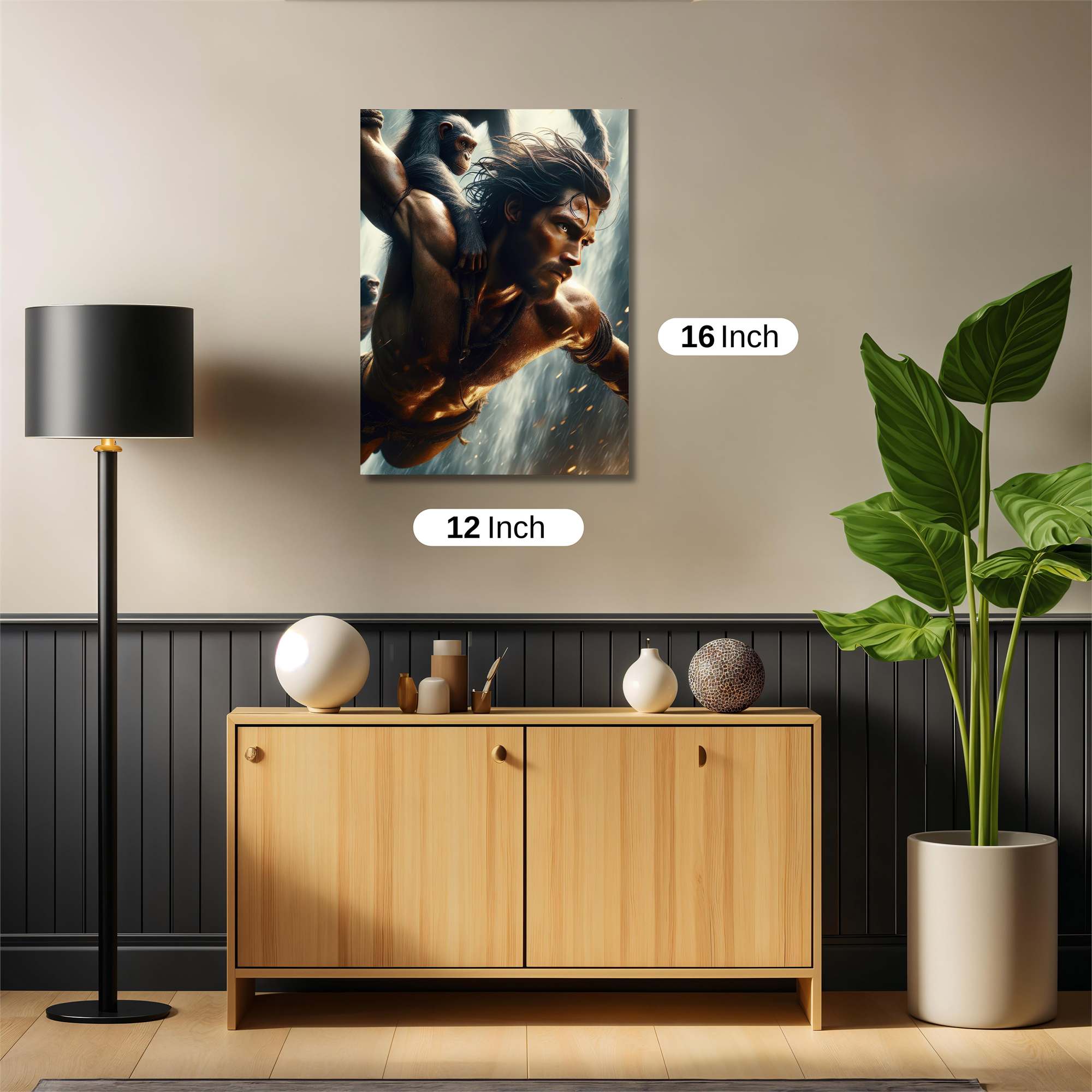 Tarzan Triumphant Safe Wall Magnetic / M
