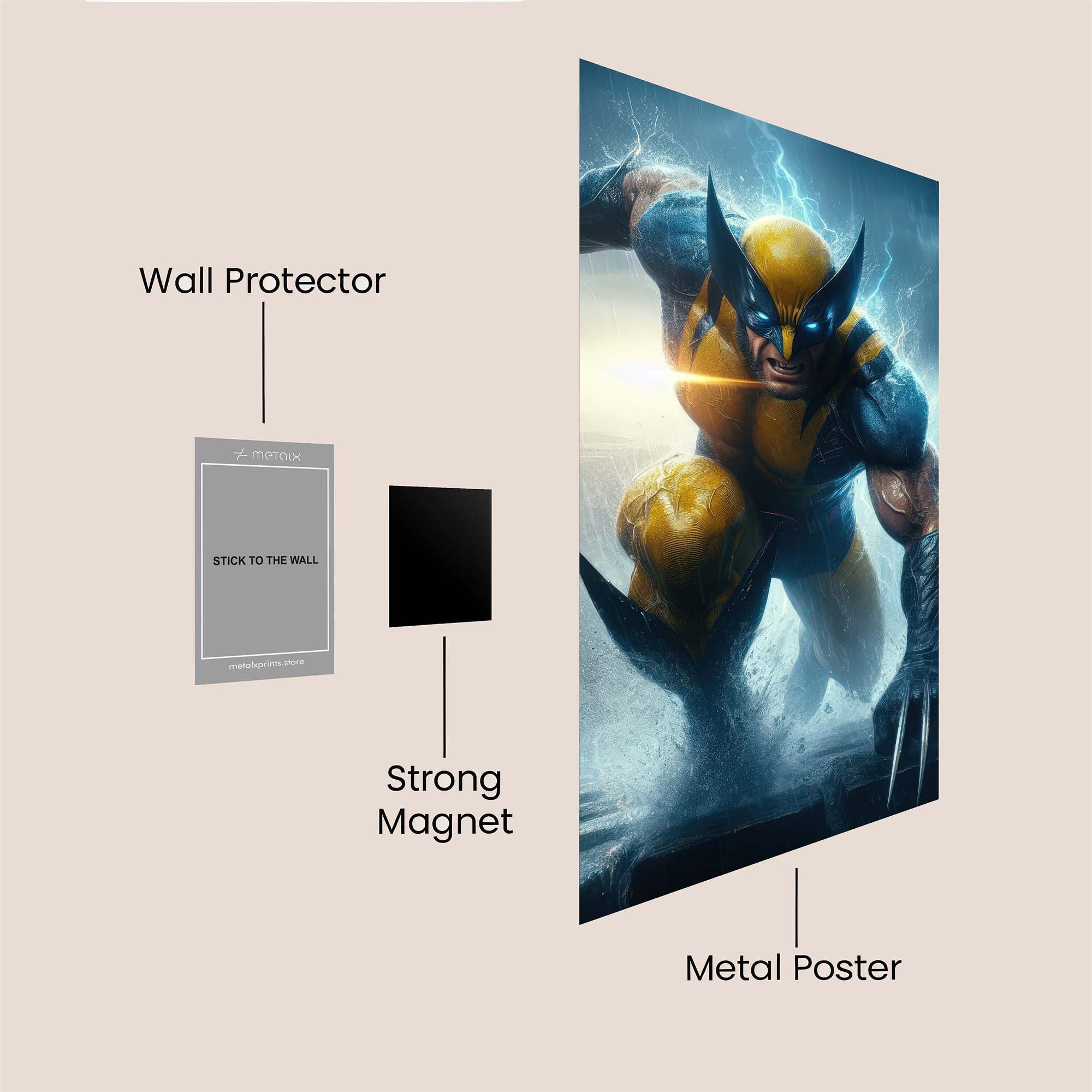 Wolverine Thunderous Safe Wall Magnetic / M