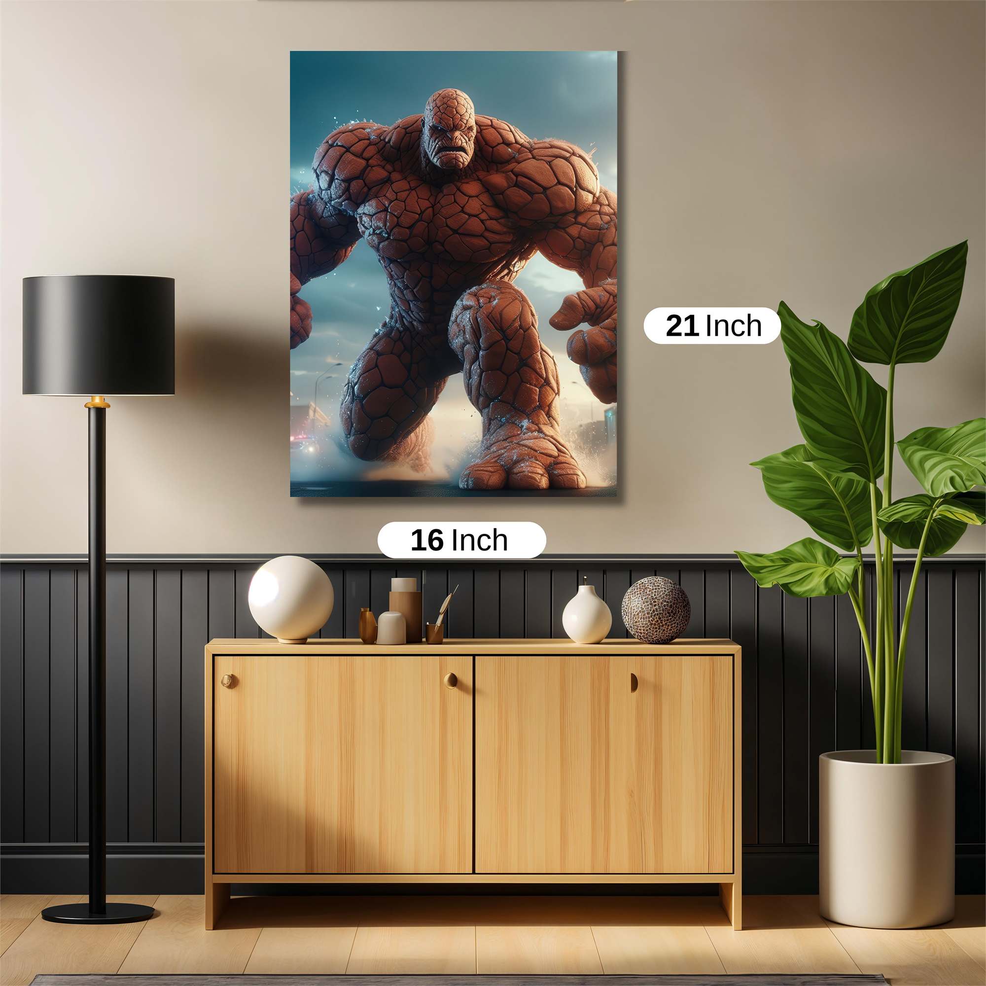 Thing Menacing Safe Wall Magnetic / M