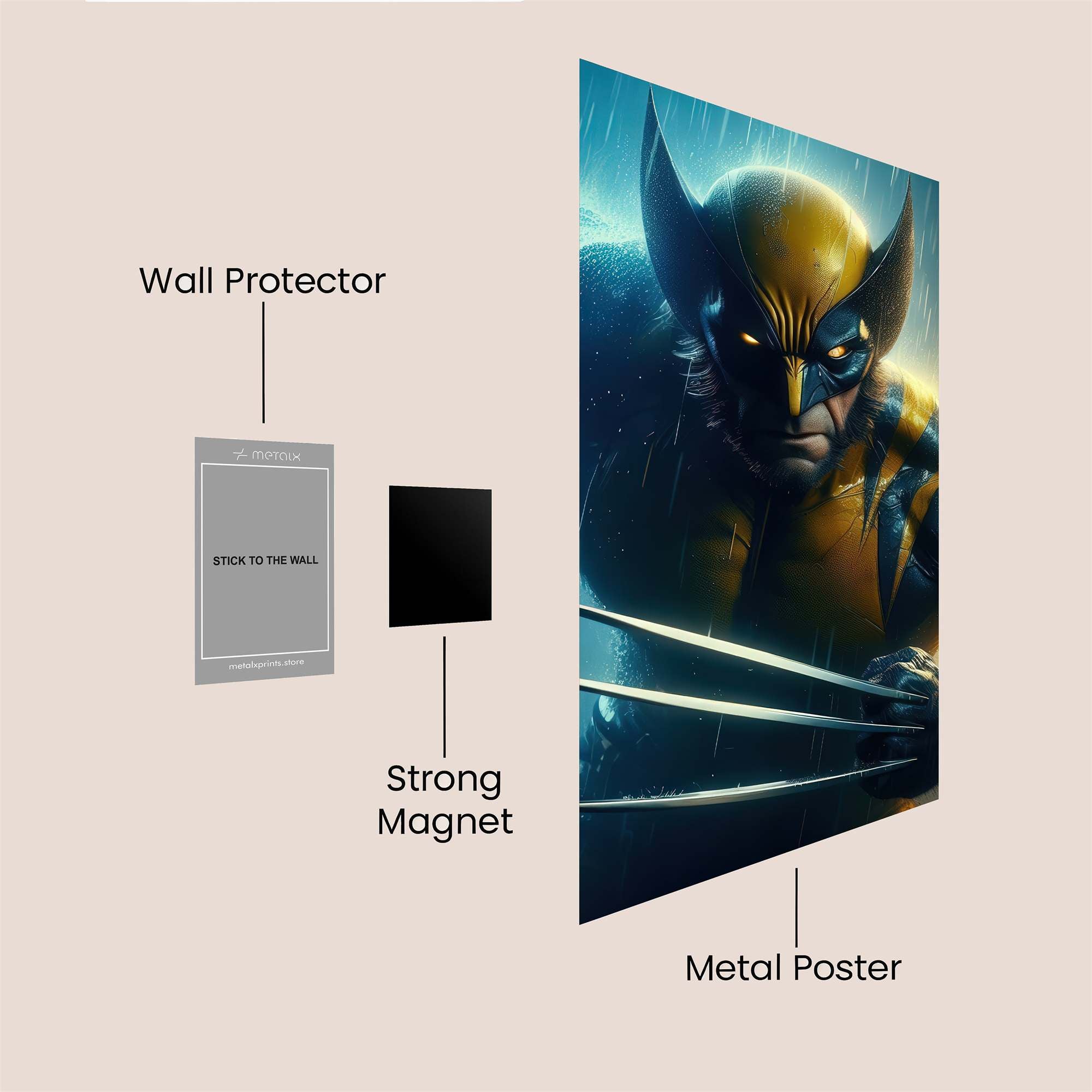 Wolverine Resolute Safe Wall Magnetic / M