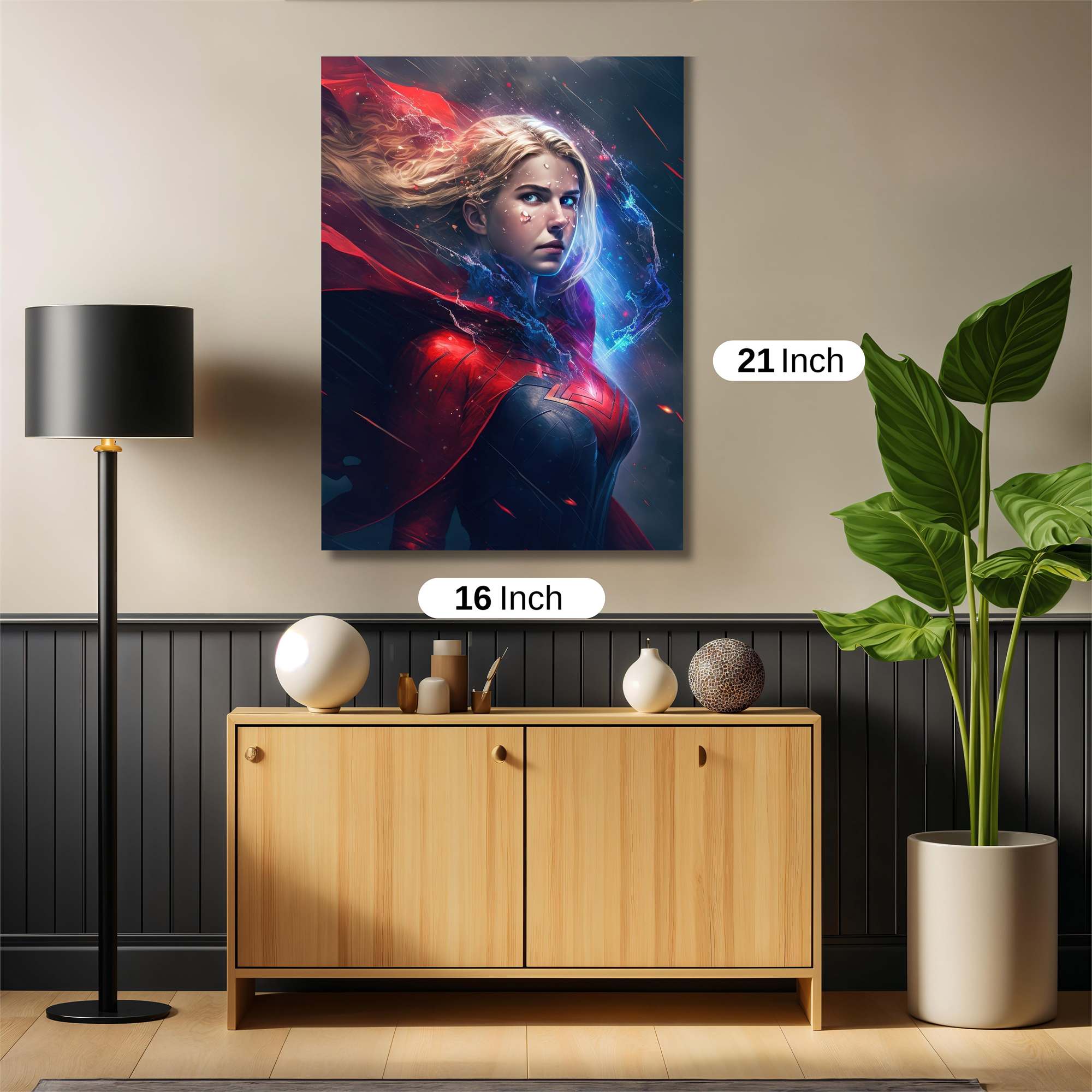 Supergirl Serene Safe Wall Magnetic / M
