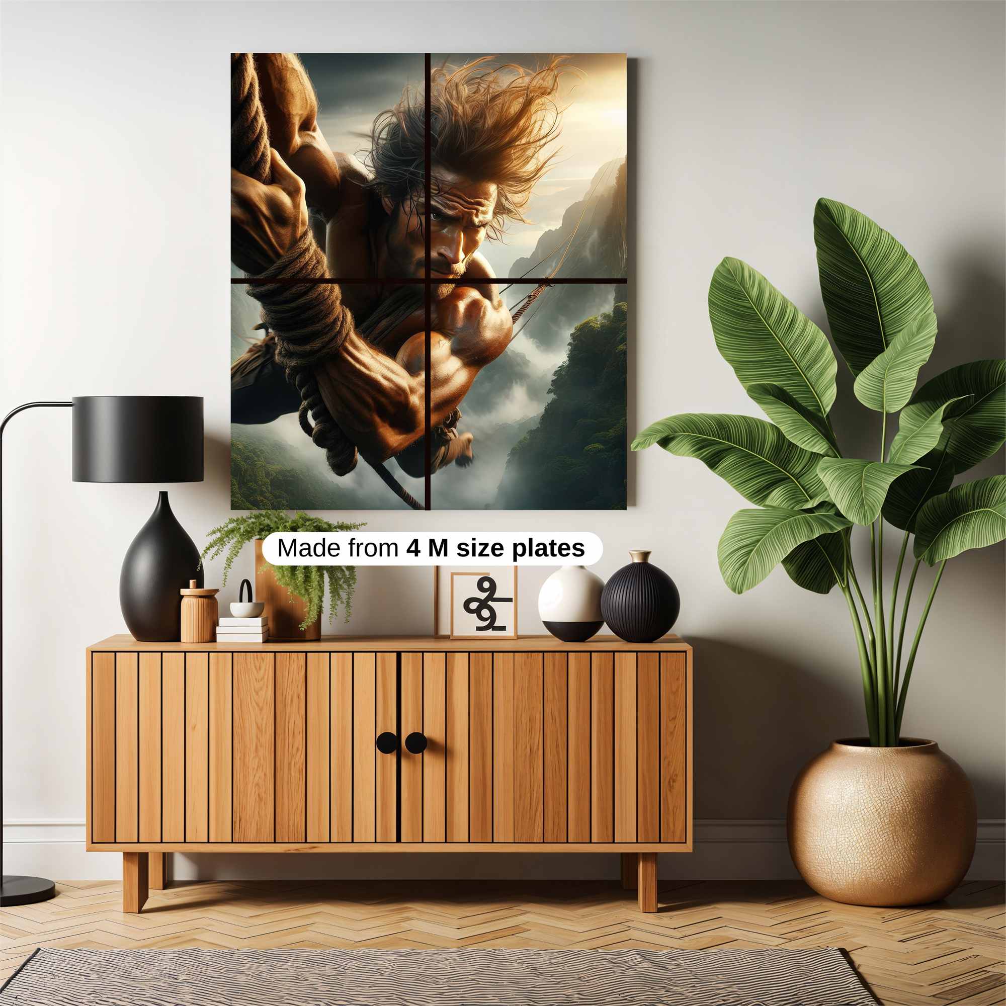 Hanuman Ascending Safe Wall Magnetic / M