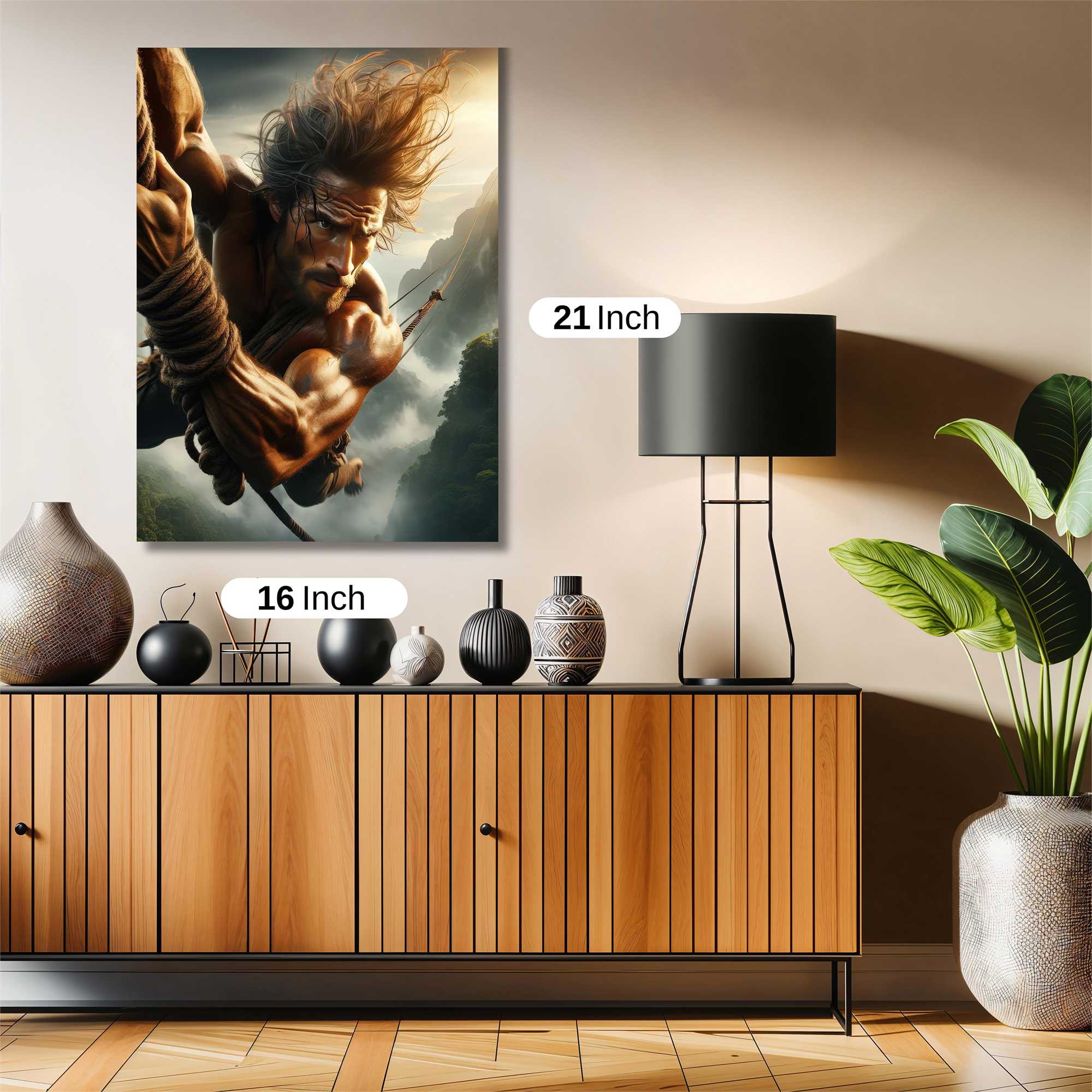 Hanuman Ascending Safe Wall Magnetic / M