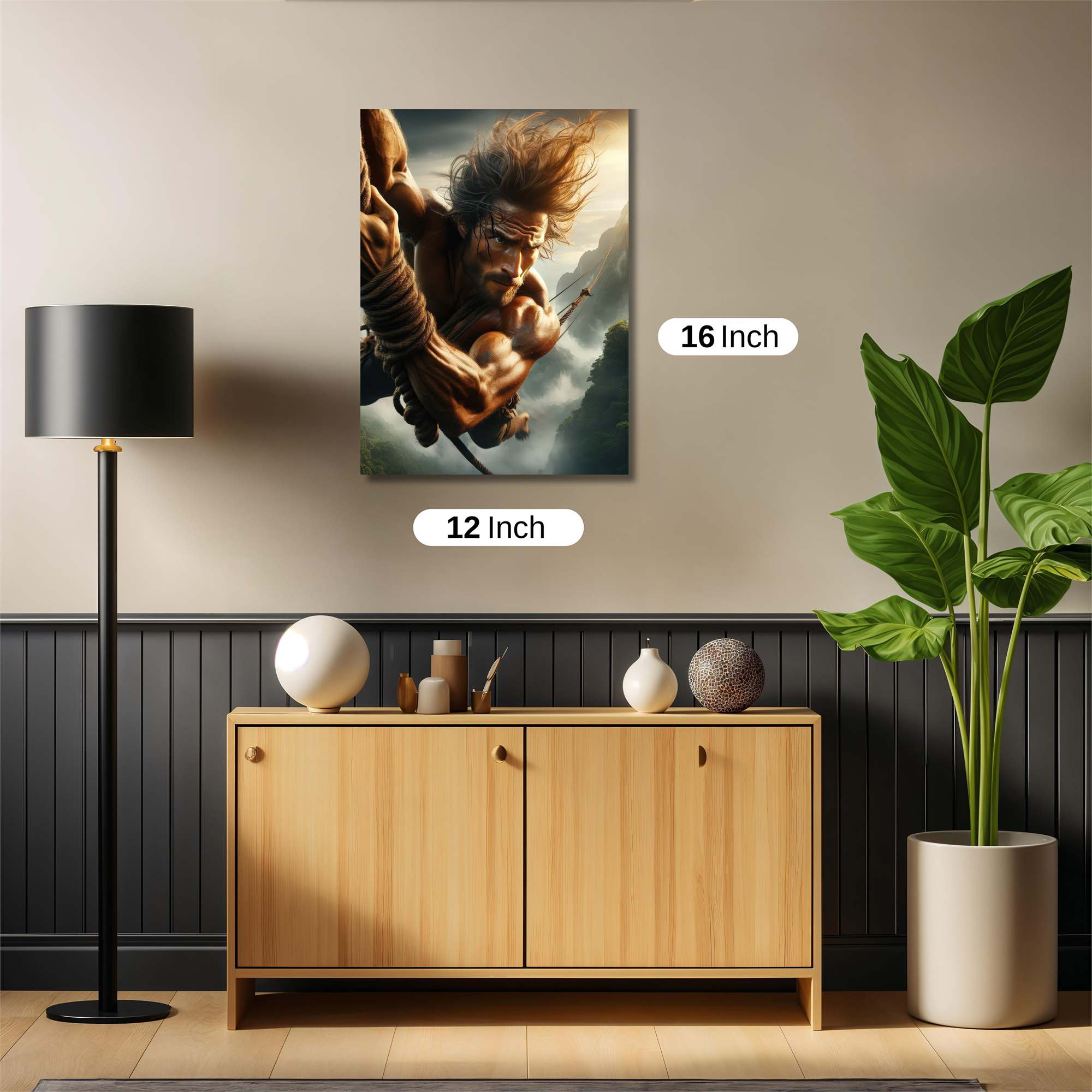 Hanuman Ascending Safe Wall Magnetic / M