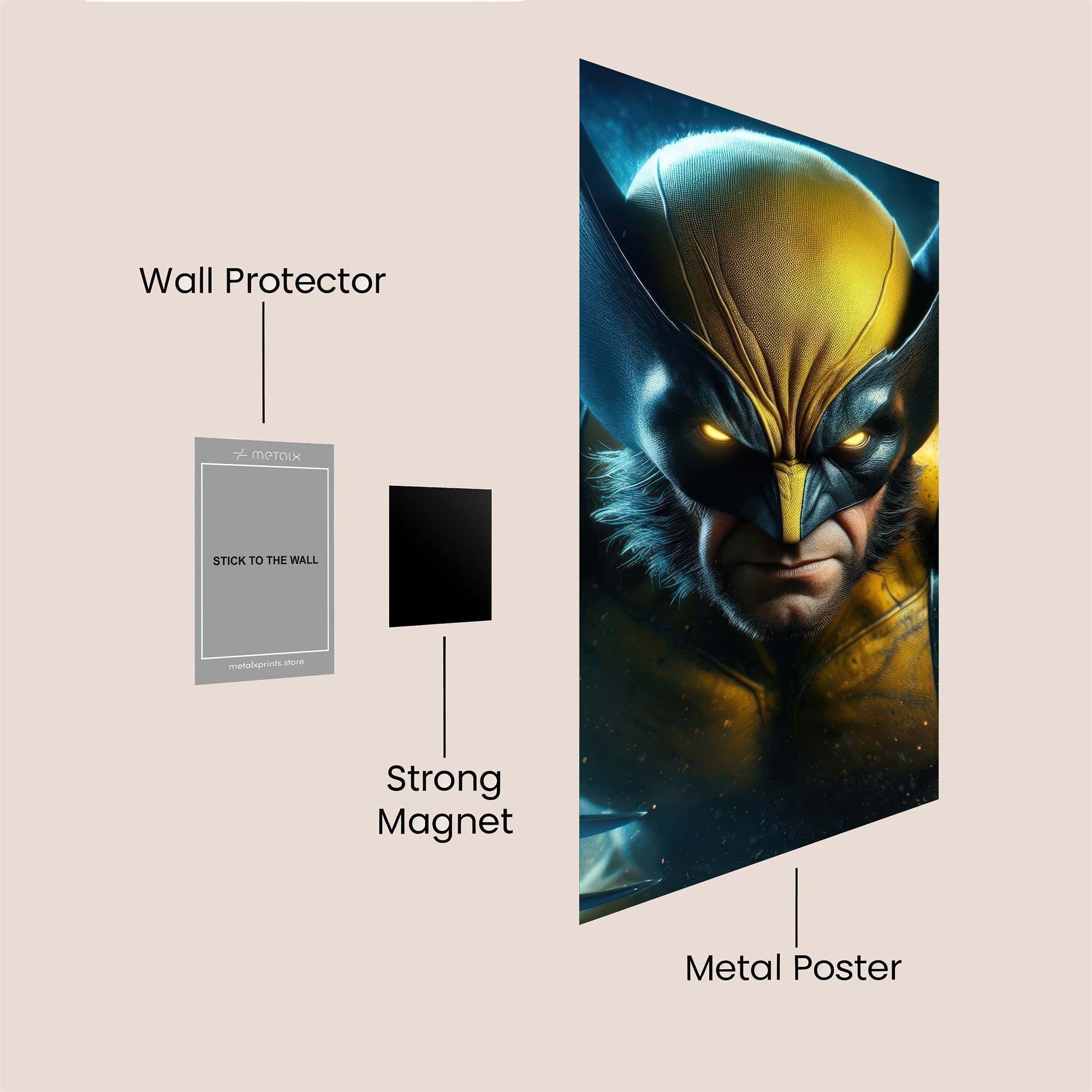 Wolverine Fierce Safe Wall Magnetic / M