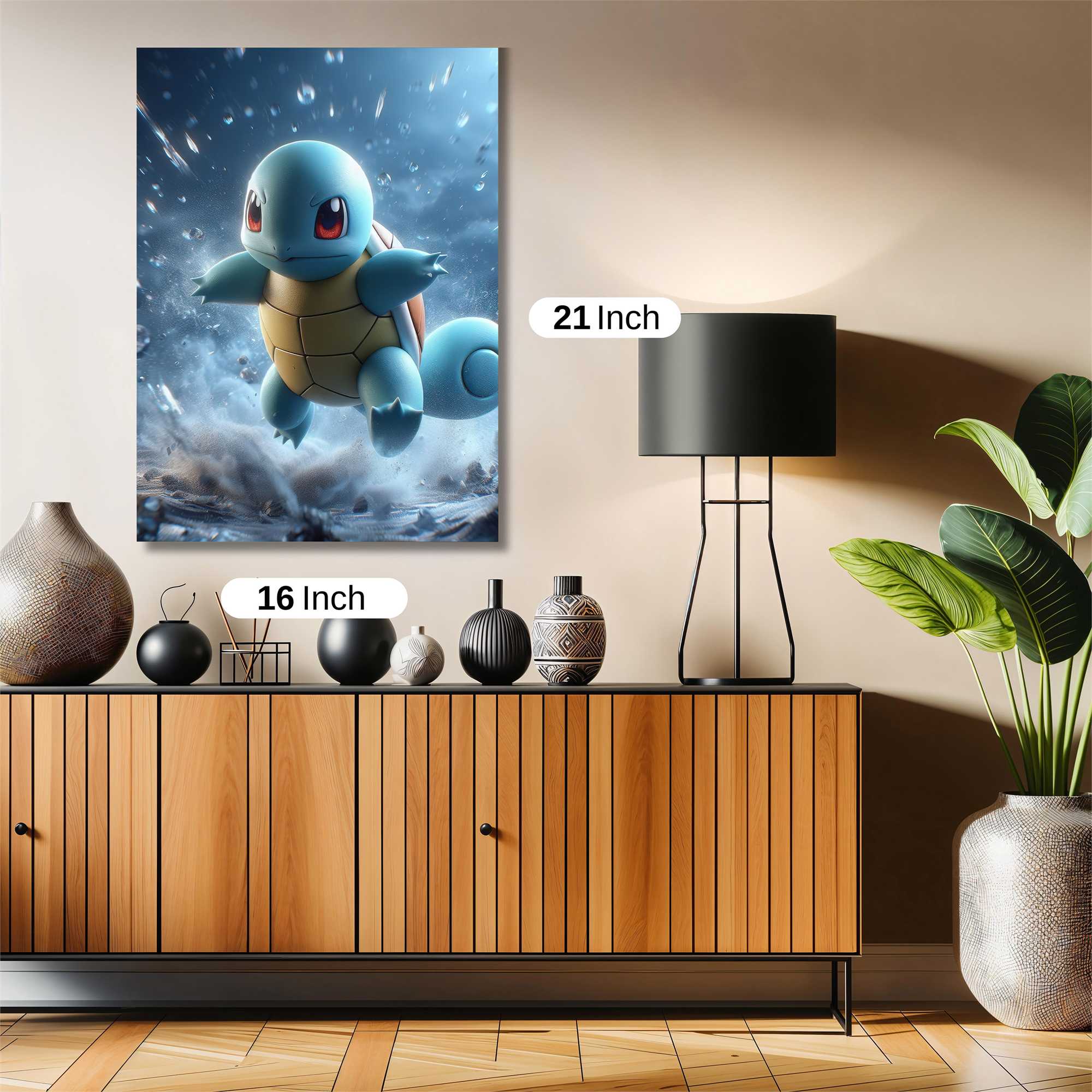 Squirtle Splash Safe Wall Magnetic / M