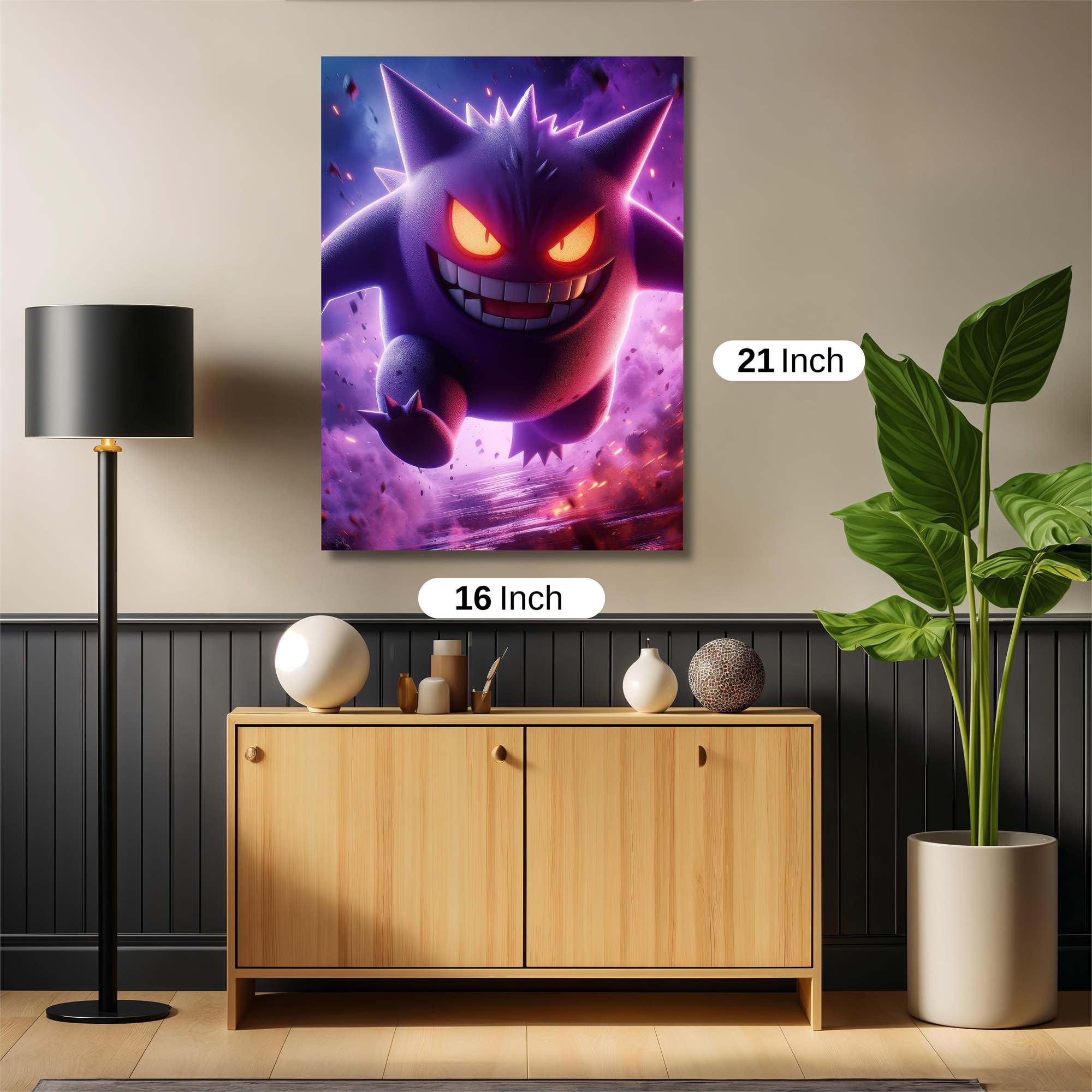 Gengar Menace Safe Wall Magnetic / M