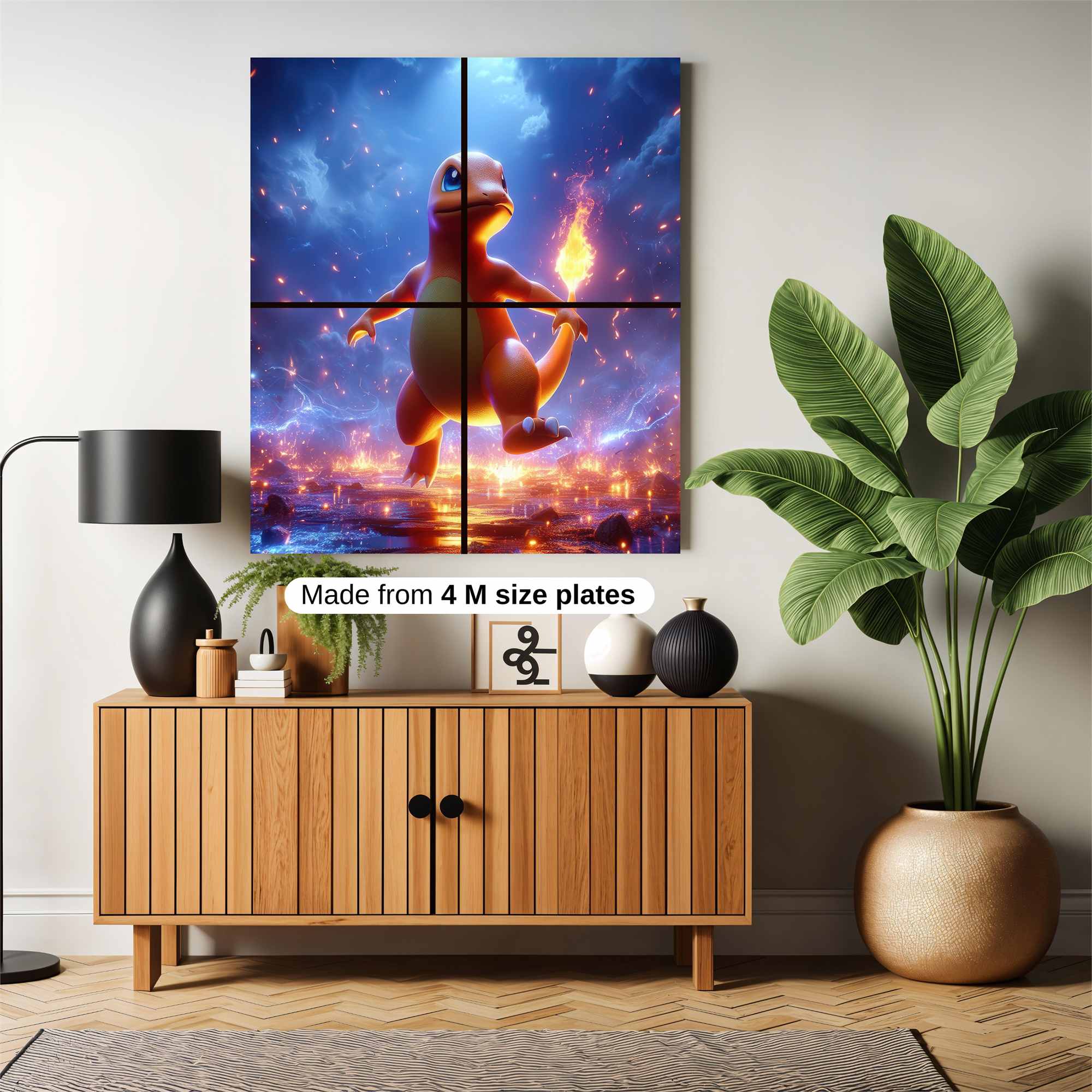 Charmander Blaze Safe Wall Magnetic / M
