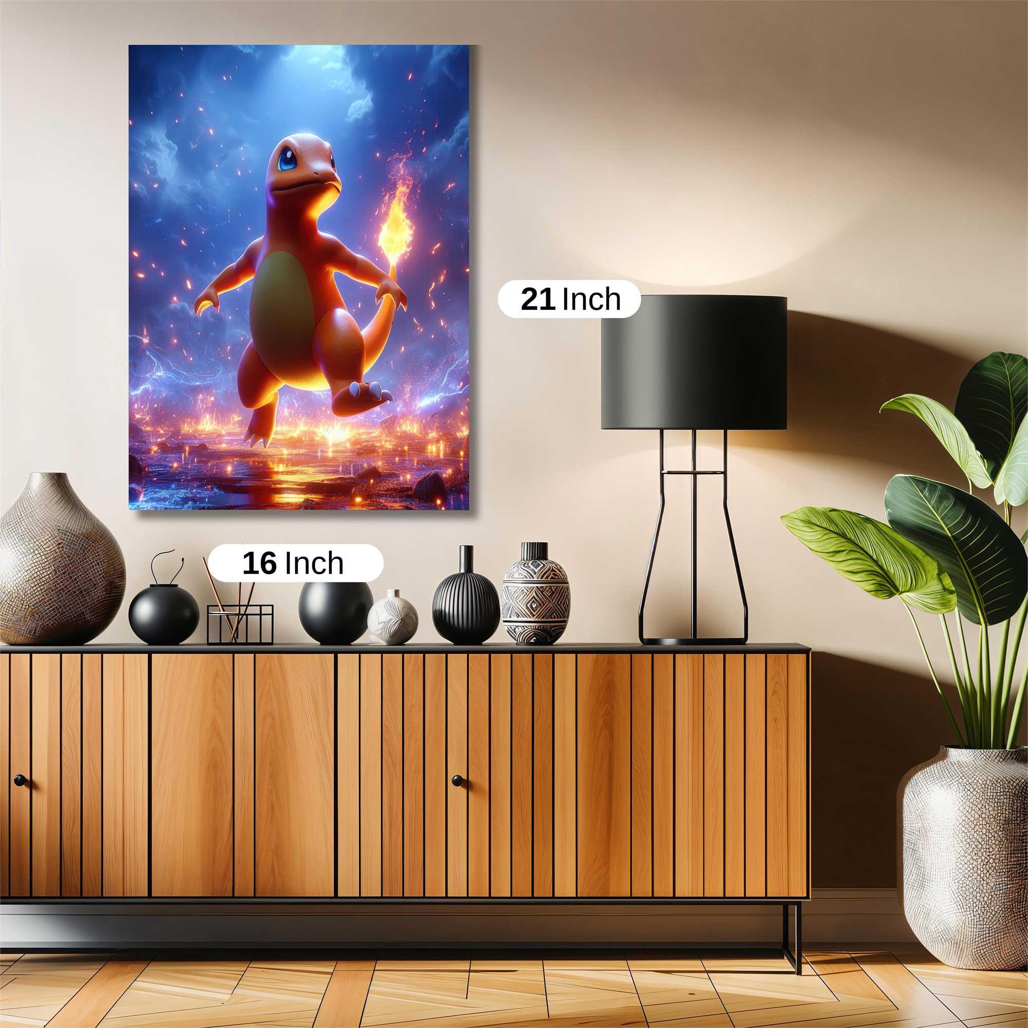 Charmander Blaze Safe Wall Magnetic / M