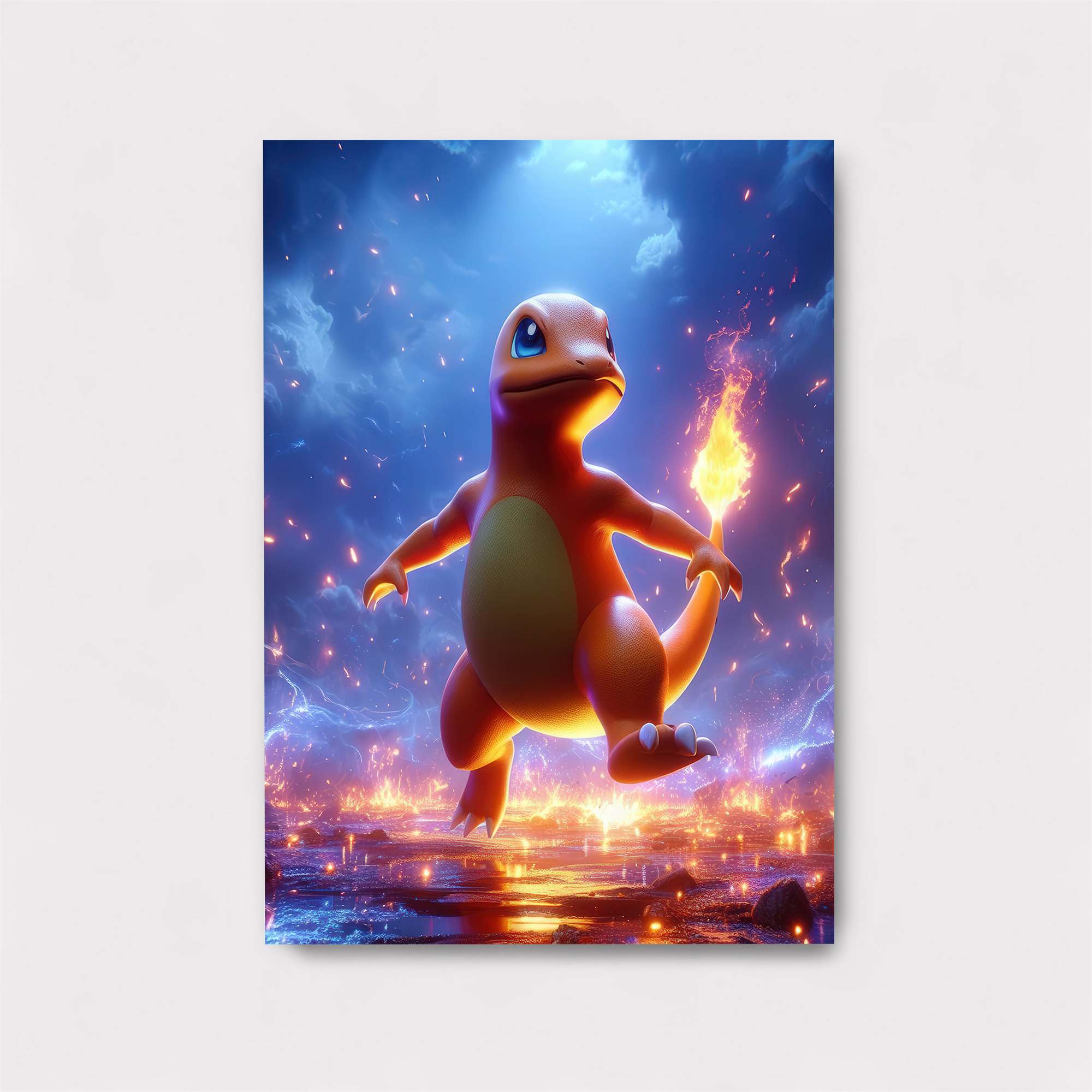 Charmander Blaze Safe Wall Magnetic / M