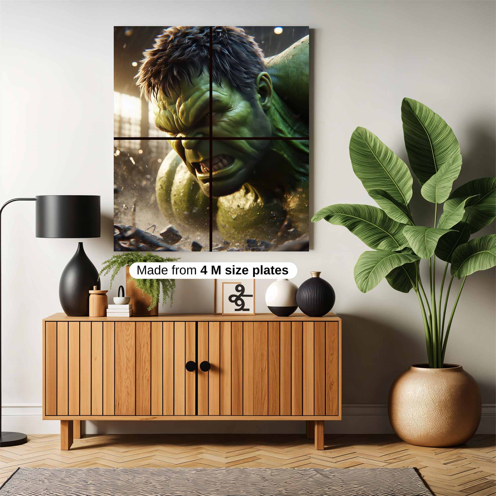 Hulk Rampage Safe Wall Magnetic / M