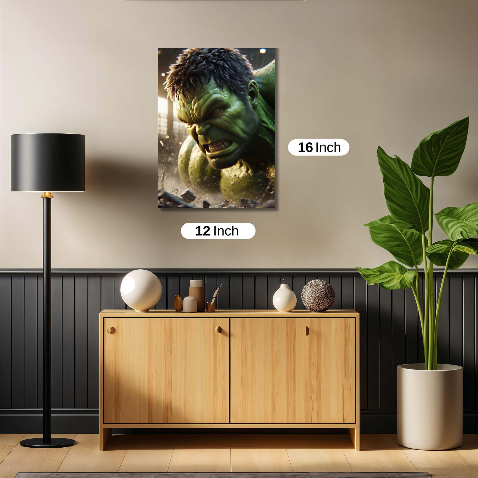 Hulk Rampage Safe Wall Magnetic / M