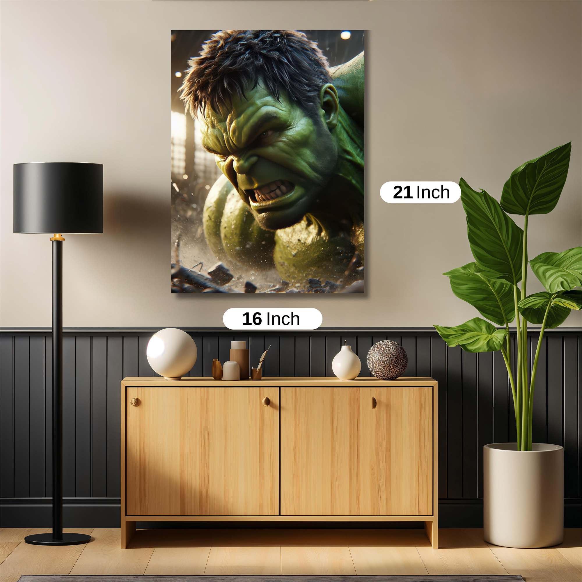 Hulk Rampage Safe Wall Magnetic / M