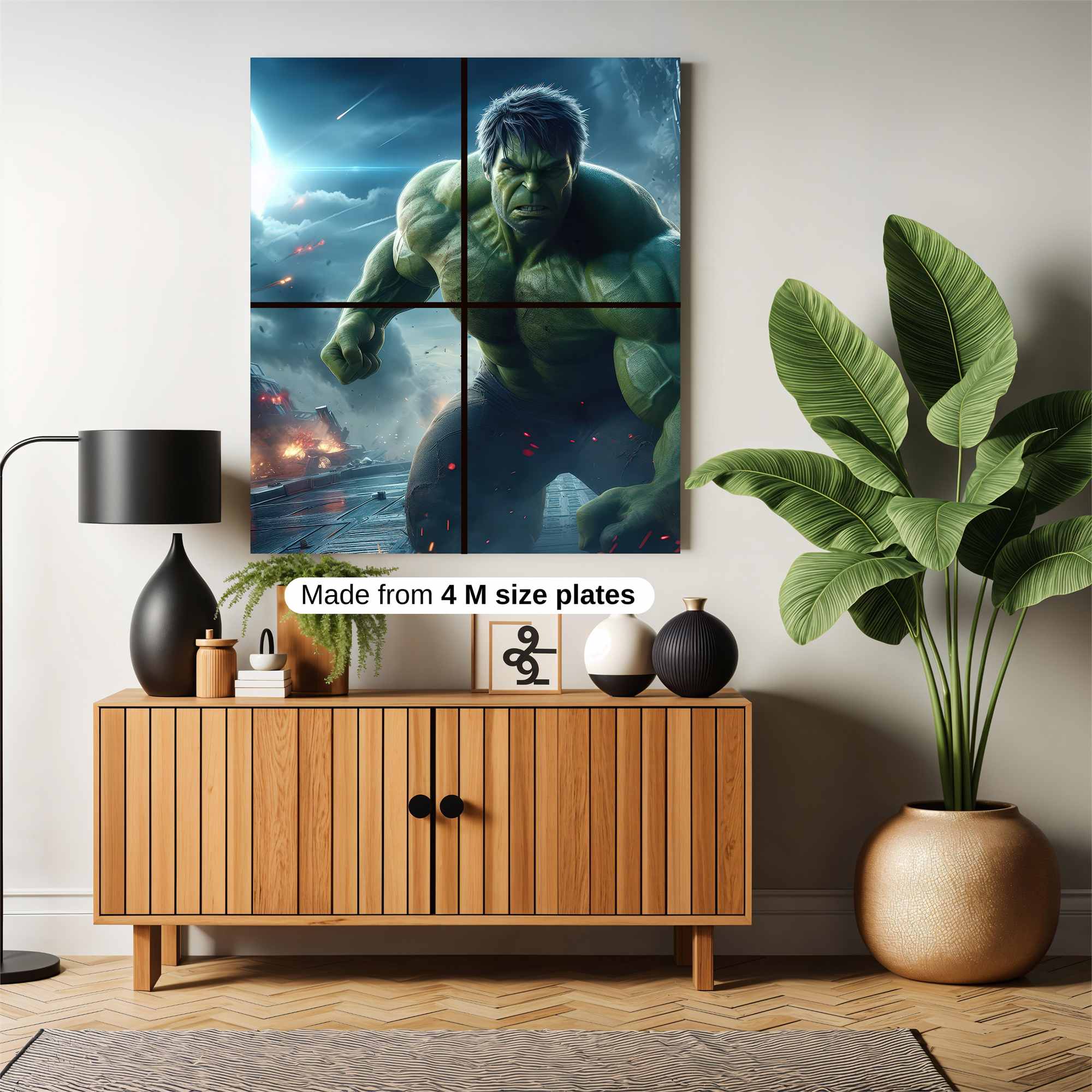 Hulk Rampage Safe Wall Magnetic / M