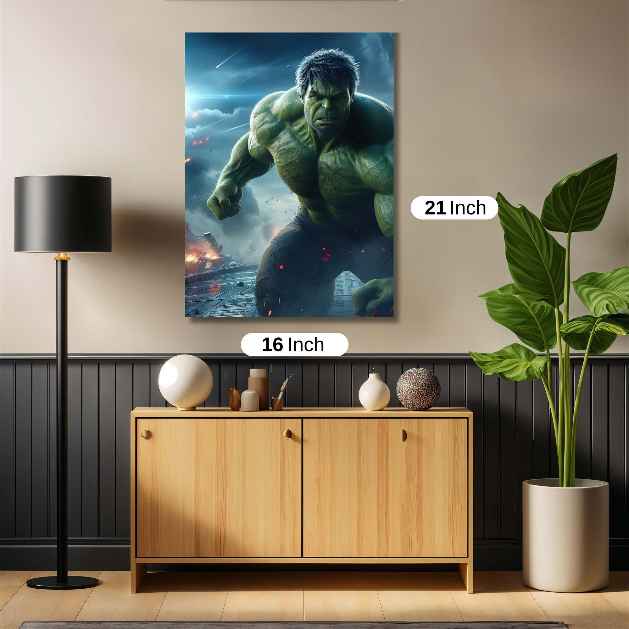 Hulk Rampage Safe Wall Magnetic / M