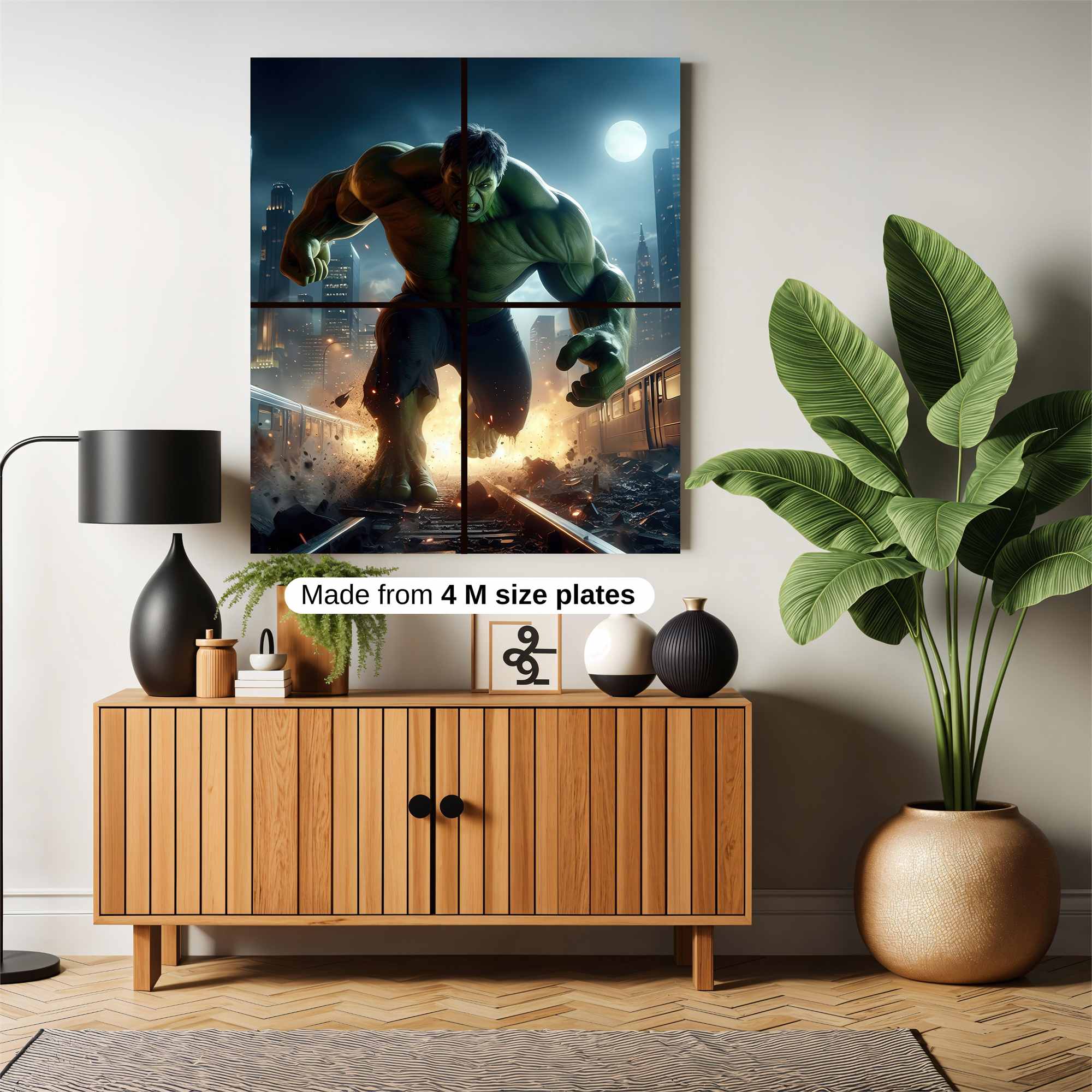 Hulk Rampage Safe Wall Magnetic / M