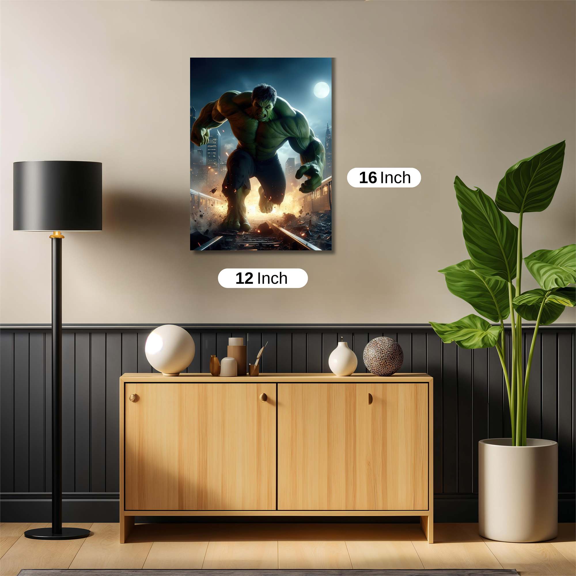 Hulk Rampage Safe Wall Magnetic / M