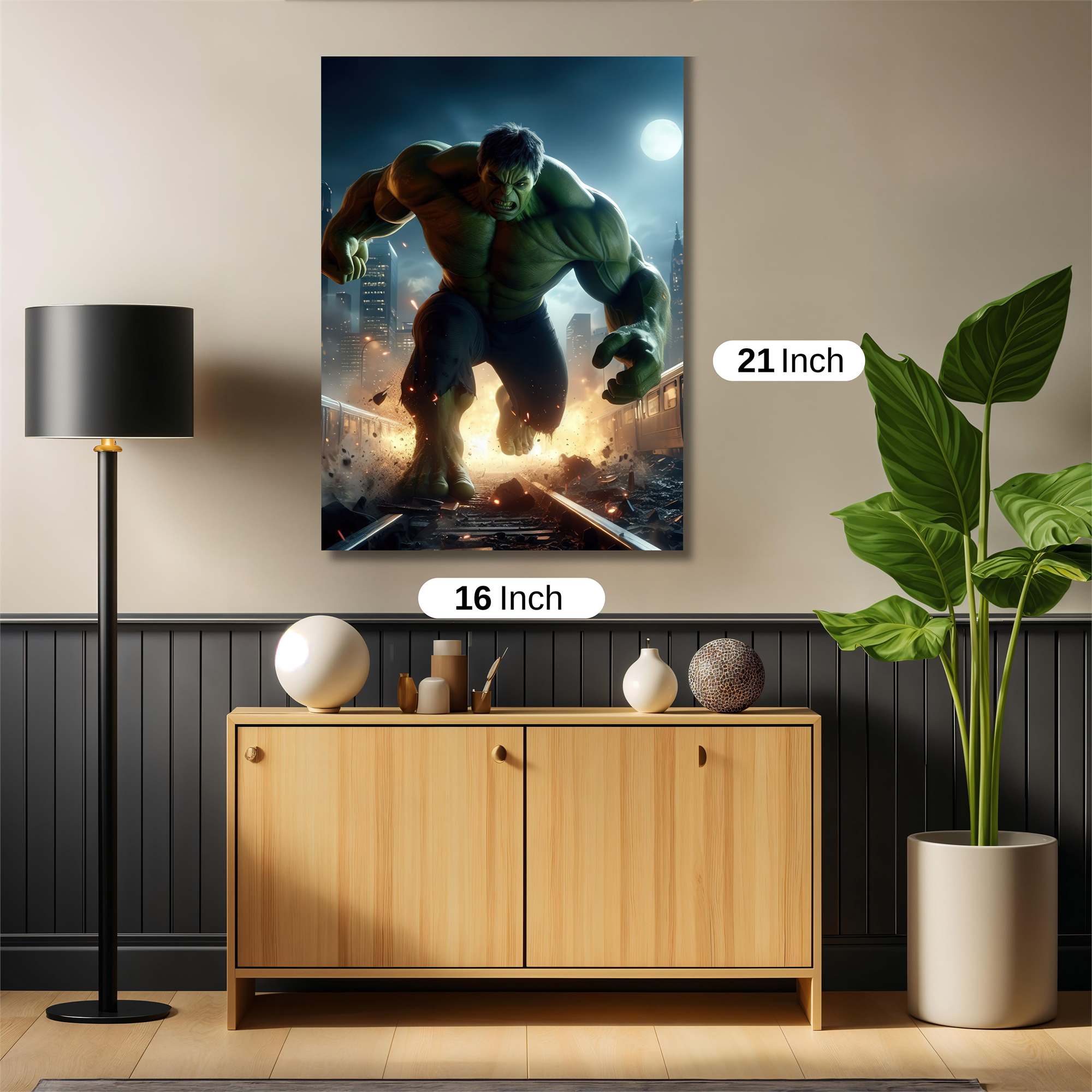 Hulk Rampage Safe Wall Magnetic / M