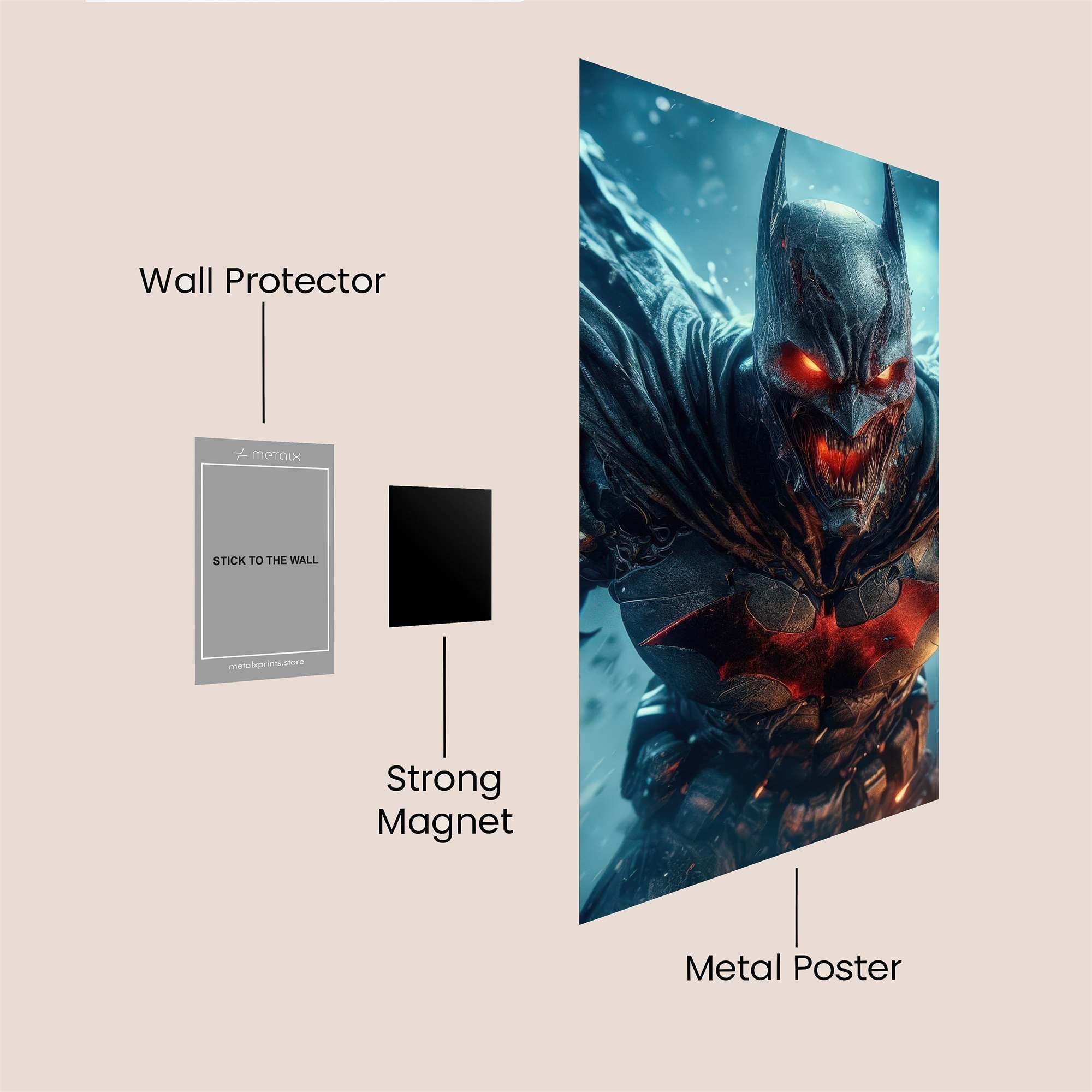 Batman Infernal Safe Wall Magnetic / M