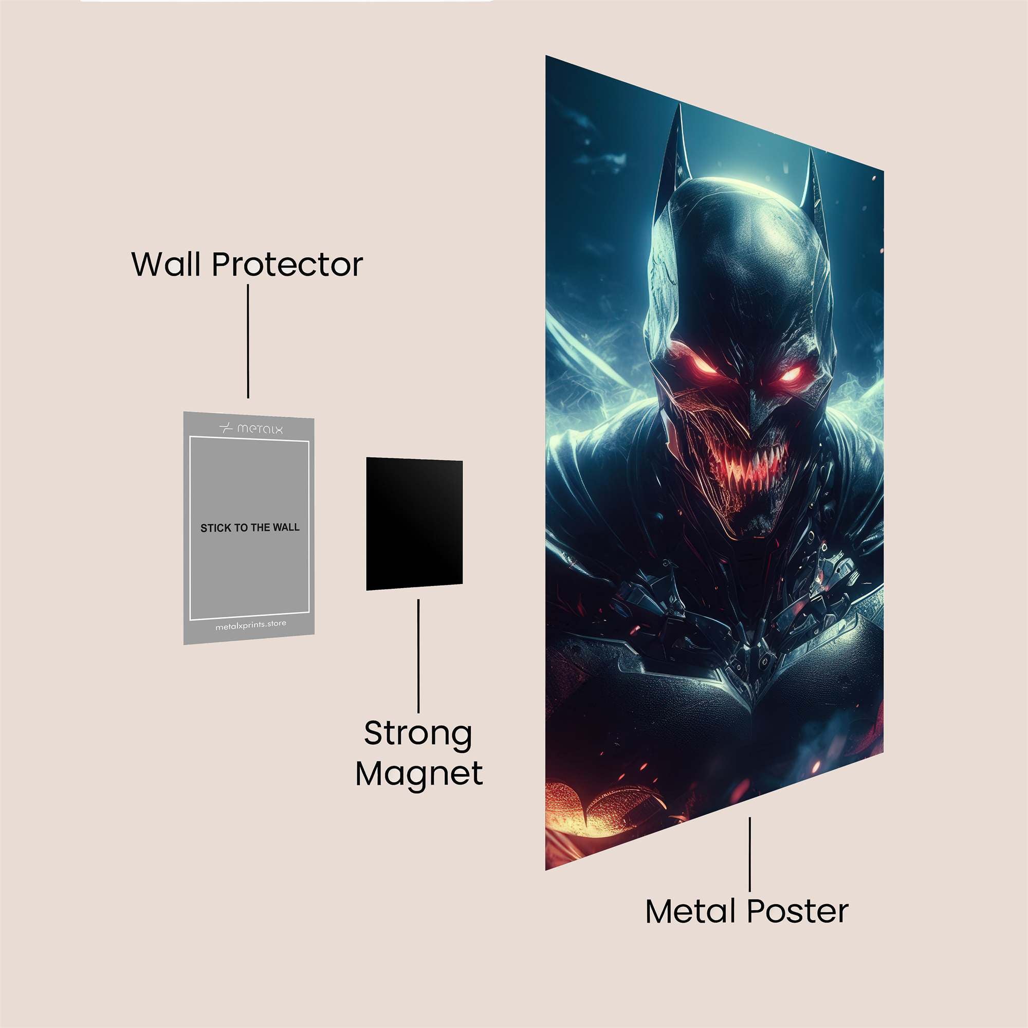 Batman Infernal Safe Wall Magnetic / M