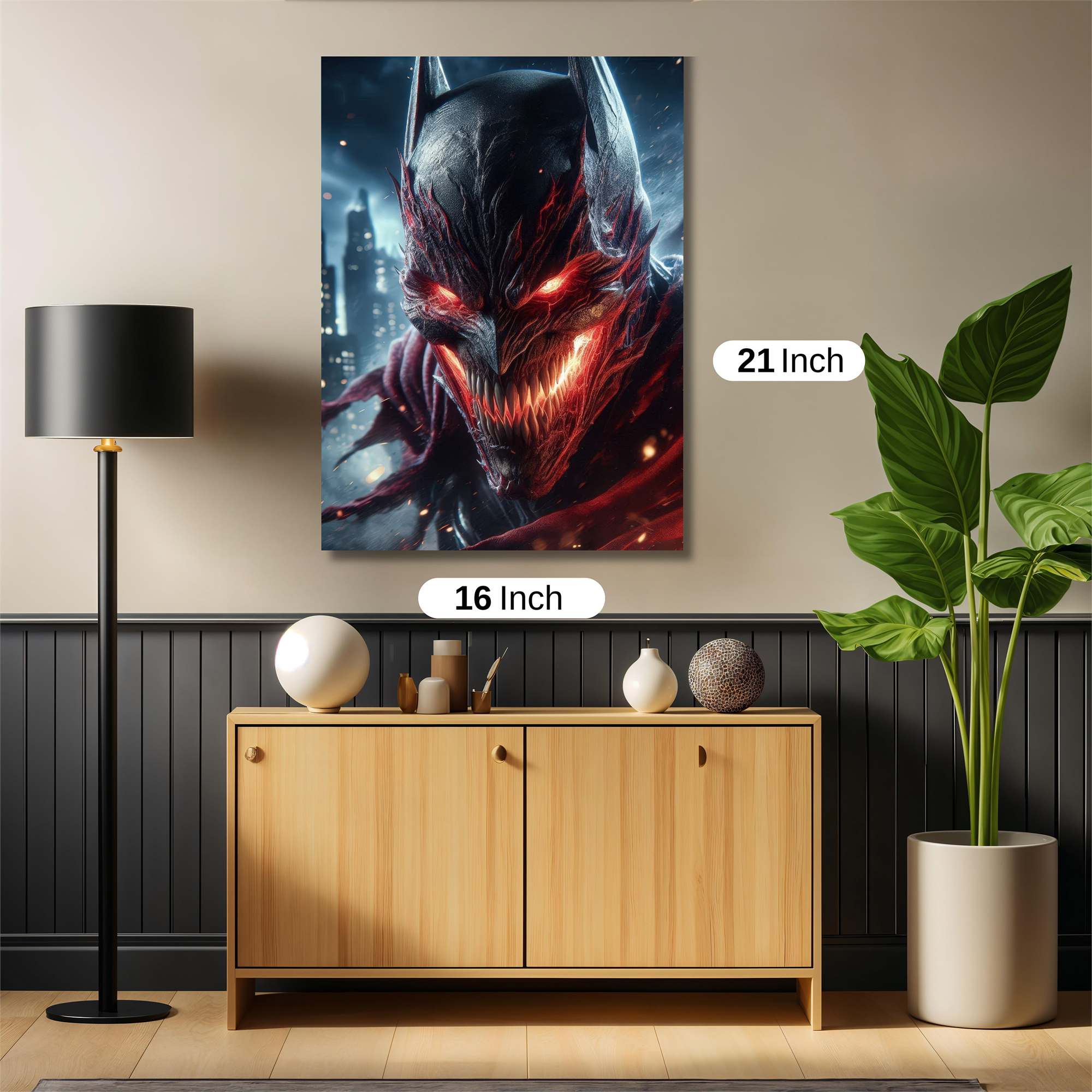 Batman Inferno Safe Wall Magnetic / M
