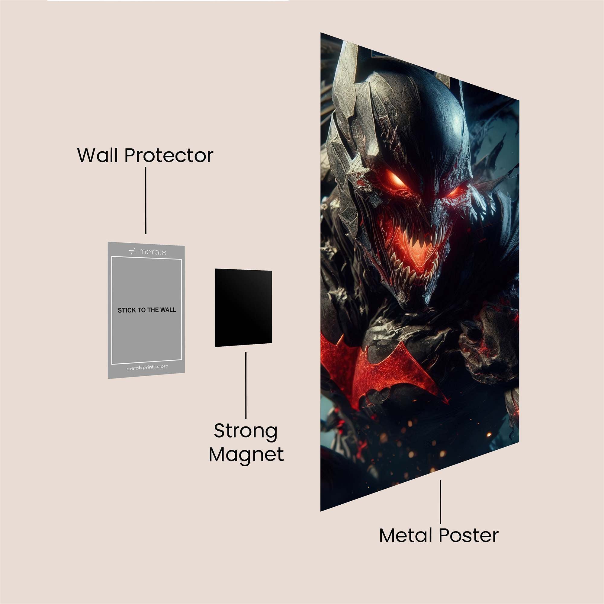 Batman Infernal Safe Wall Magnetic / M